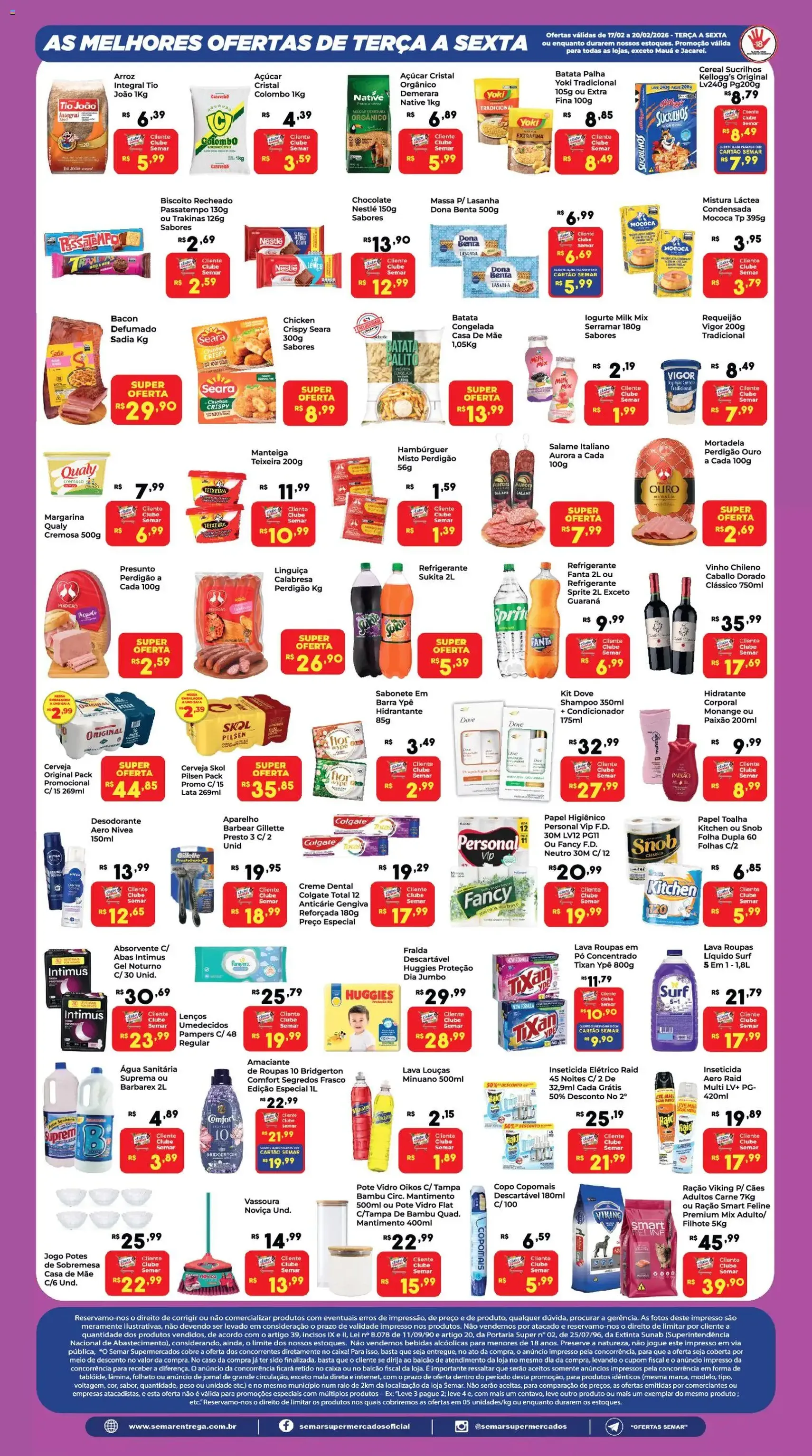 Semar Supermercado - Ofertas da semana - folheto válido a partir de 17/02/2026 página 2 de 2