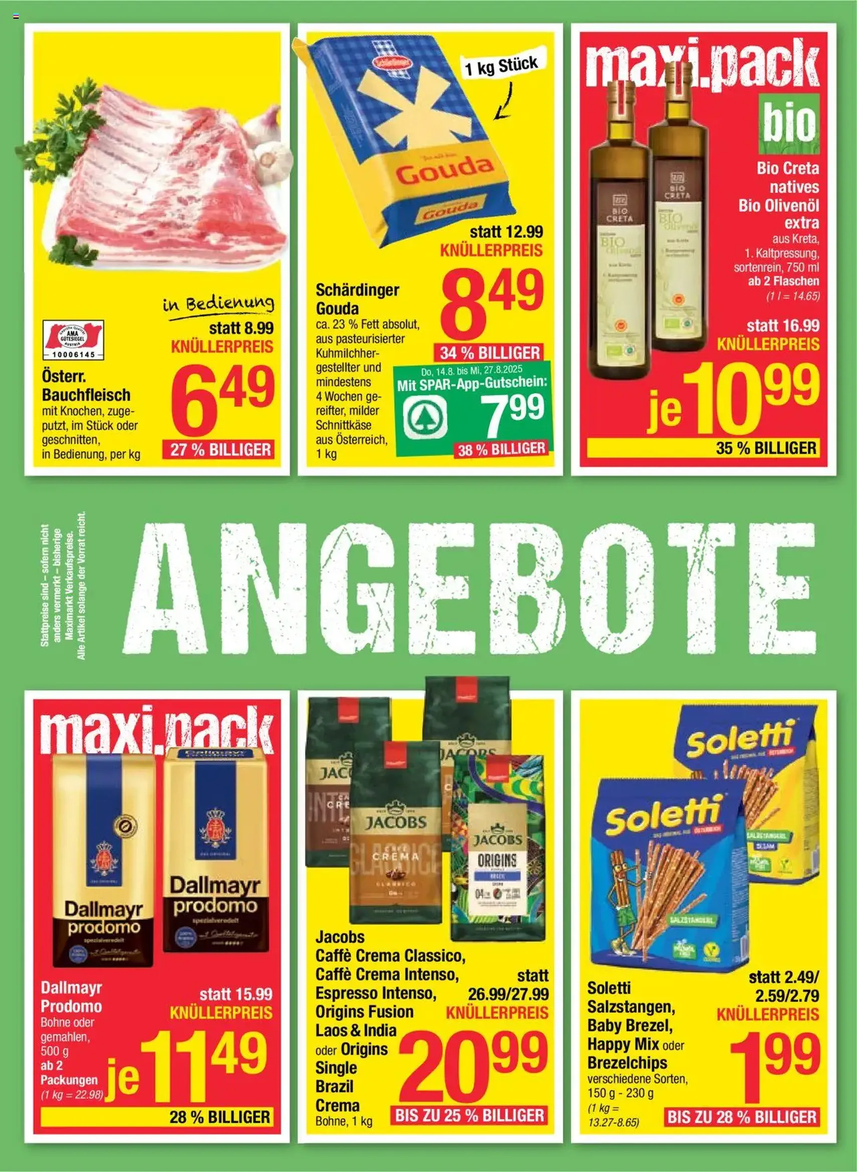 Maximarkt Flugblatt - Gültiger Prospekt ab 18.08.2025, Seite 2 von insgesamt 20 Maximarkt Flugblatt - Gültiger Prospekt ab 18.08.2025, Seite 2 von insgesamt 20