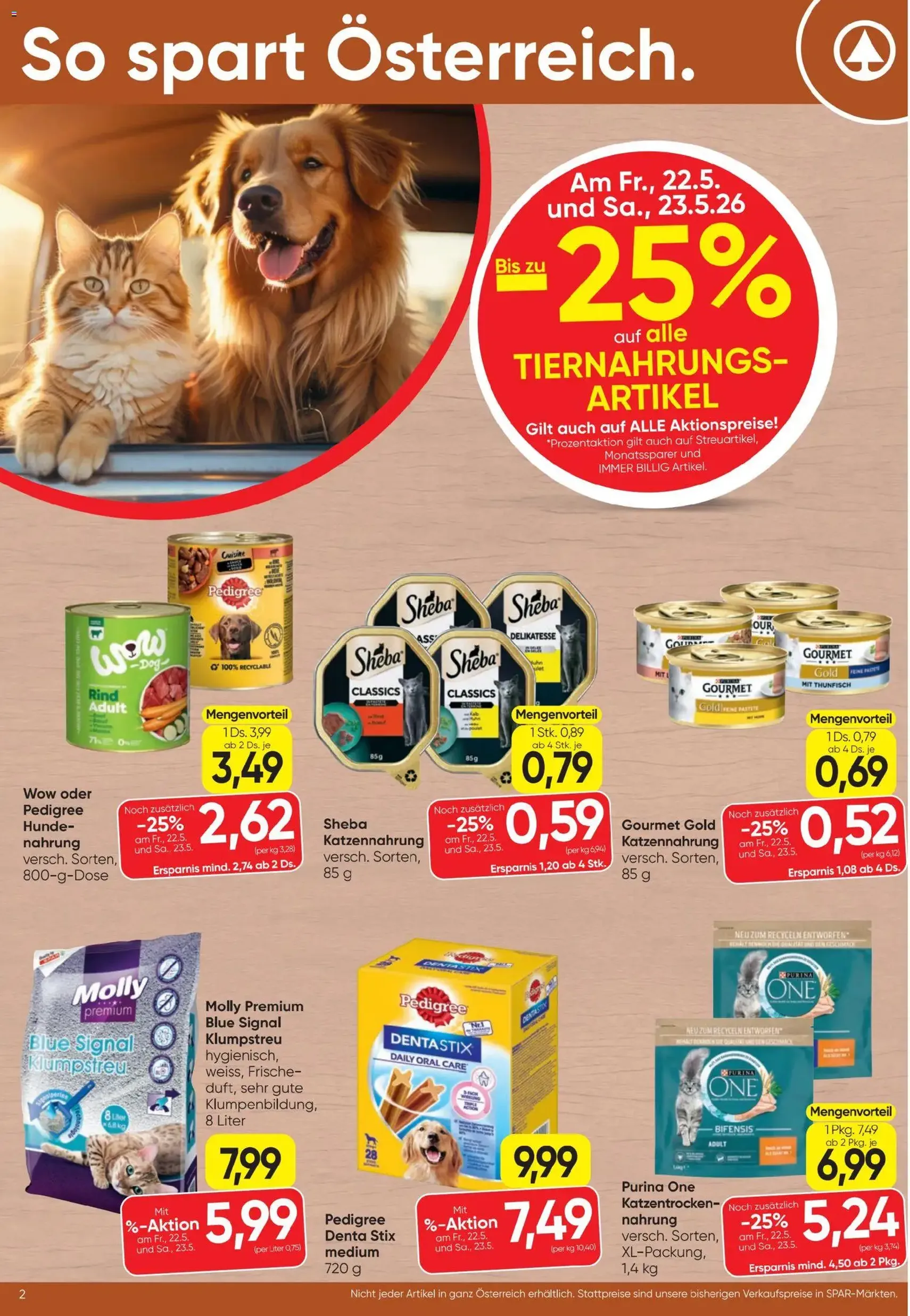 Spar - Flugblatt - Gültiger Prospekt ab 21.05.2026, Seite 2 von insgesamt 24