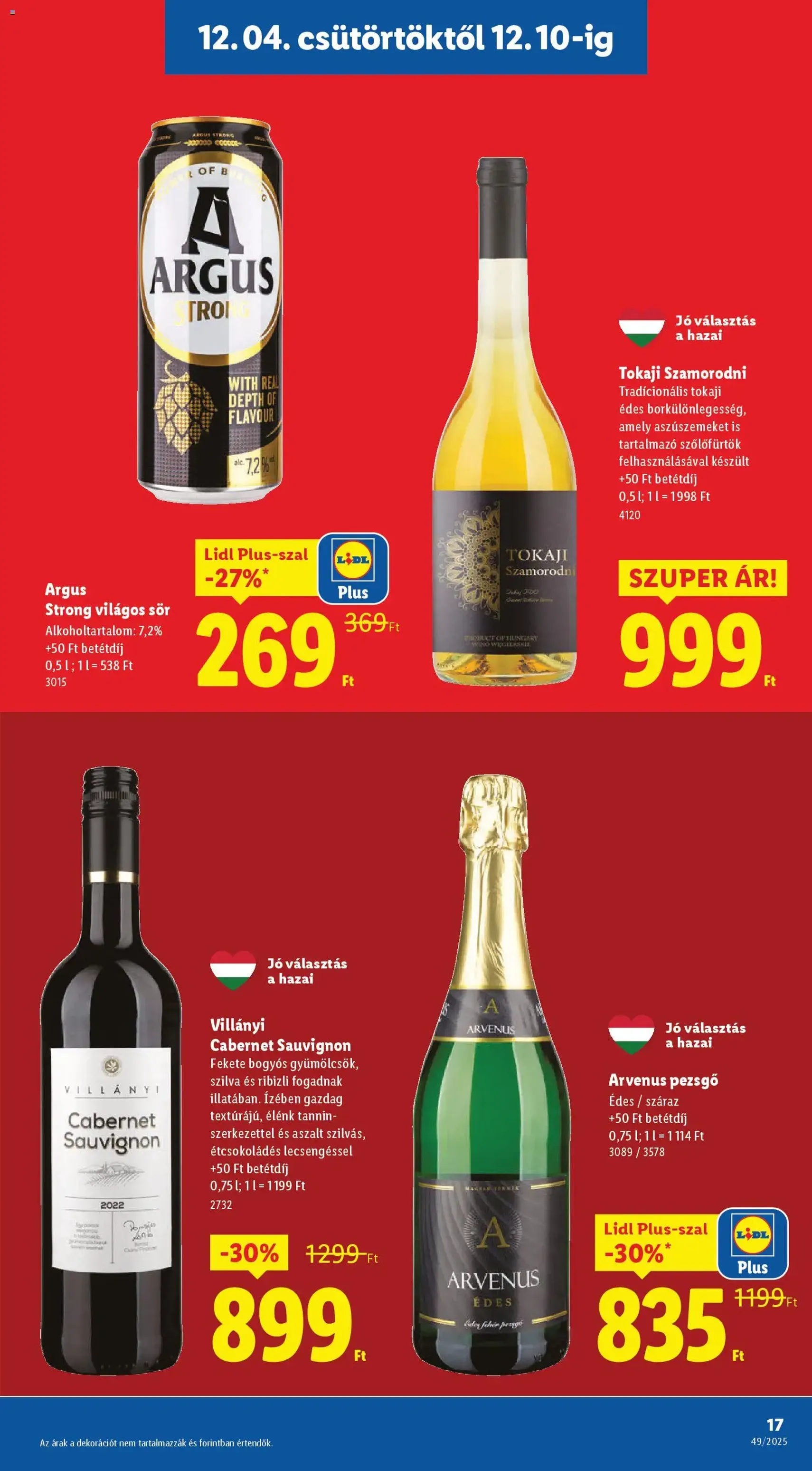 Lidl Akciós újság - 2025.12.04. érvényes szórólap 17 oldal 62 oldalból