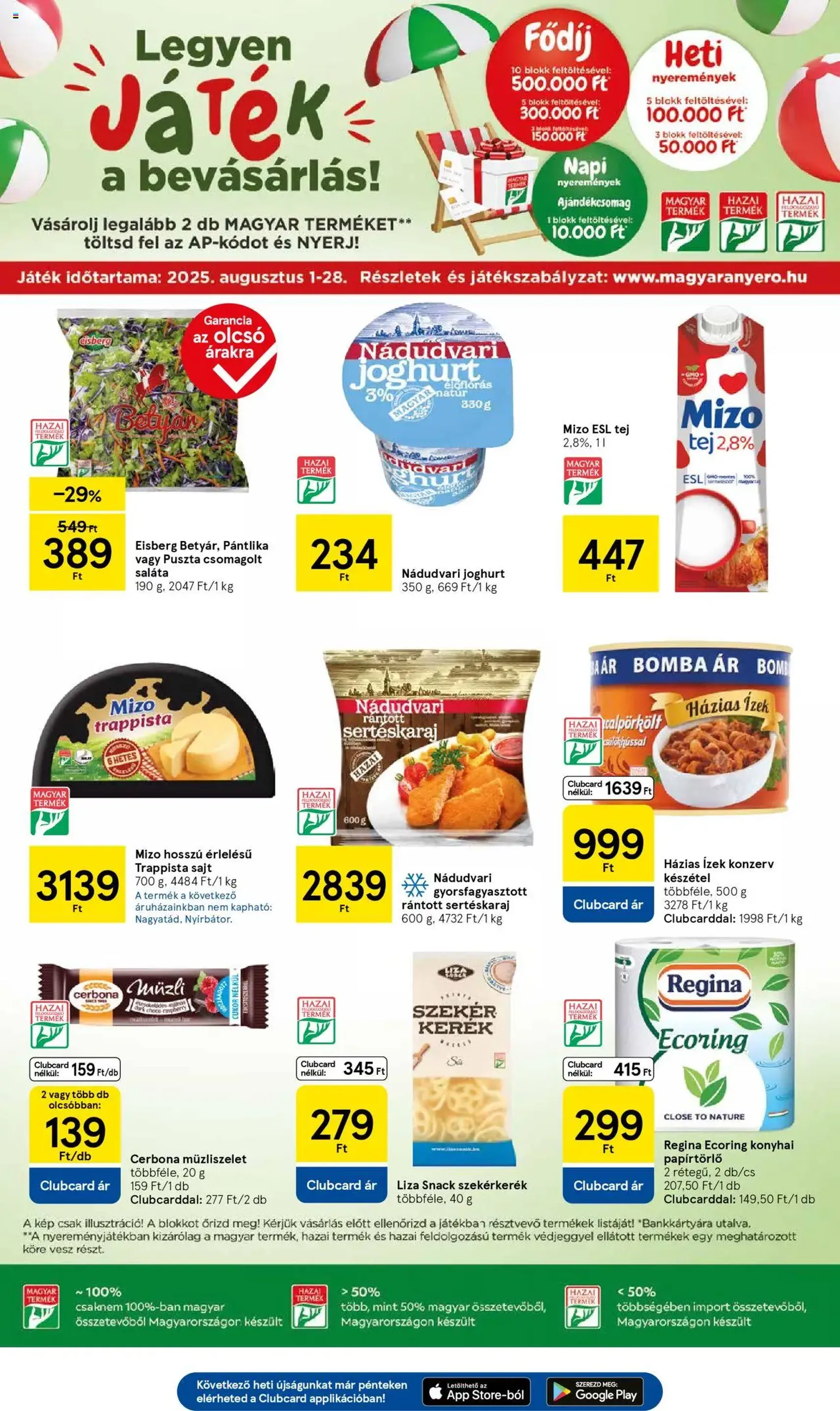 Tesco Hipermarket - Akciós újság - 2025.08.14. érvényes szórólap 9 oldal 32 oldalból