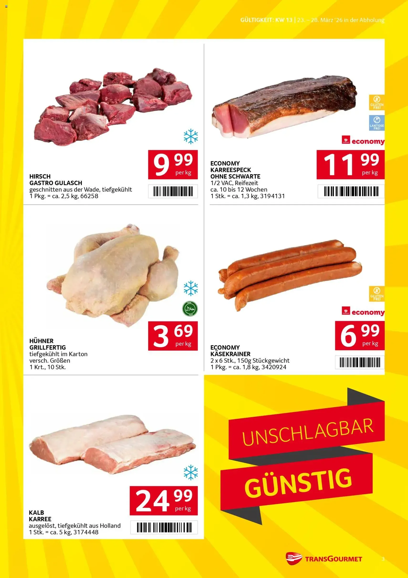 Transgourmet Flugblatt - Gültiger Prospekt ab 23.03.2026, Seite 3 von insgesamt 32