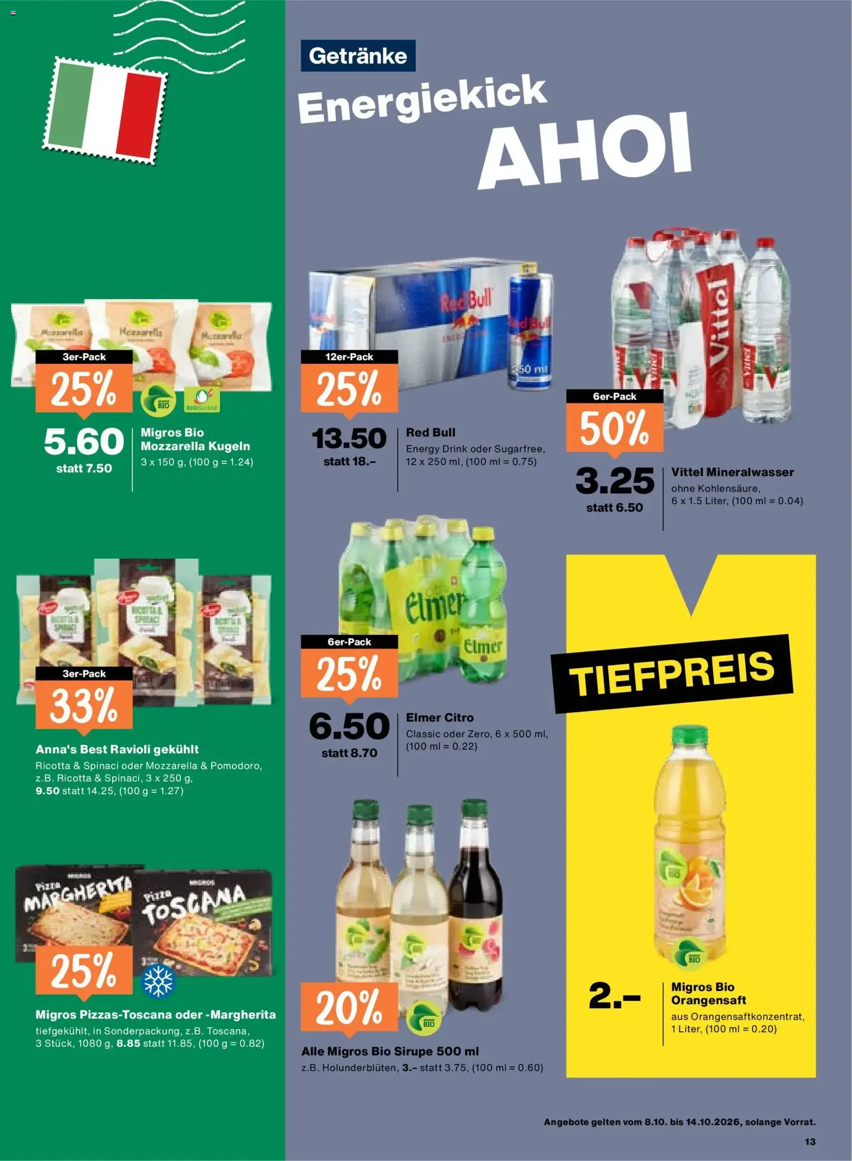 Migros aktionen - Gültiger Prospekt ab 08.10.2026, Seite 13 von insgesamt 24