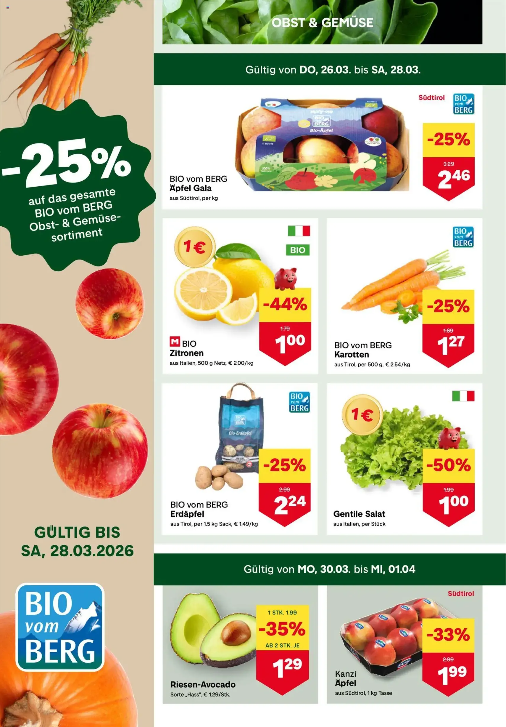 MPREIS Flugblatt - Gültiger Prospekt ab 26.03.2026, Seite 2 von insgesamt 17