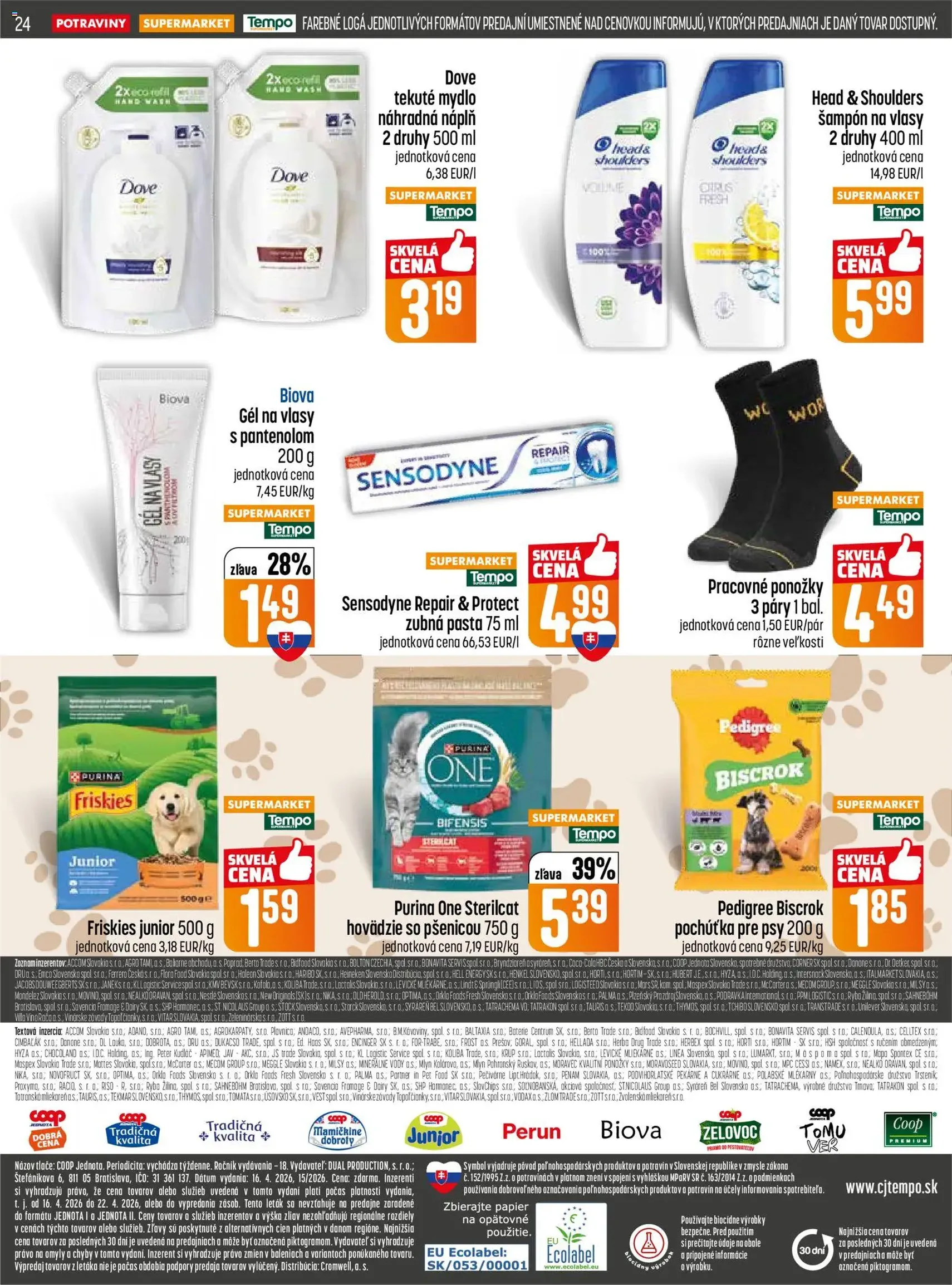 COOP Jednota leták - platný leták od 16.04.2026 strana 24 z 29