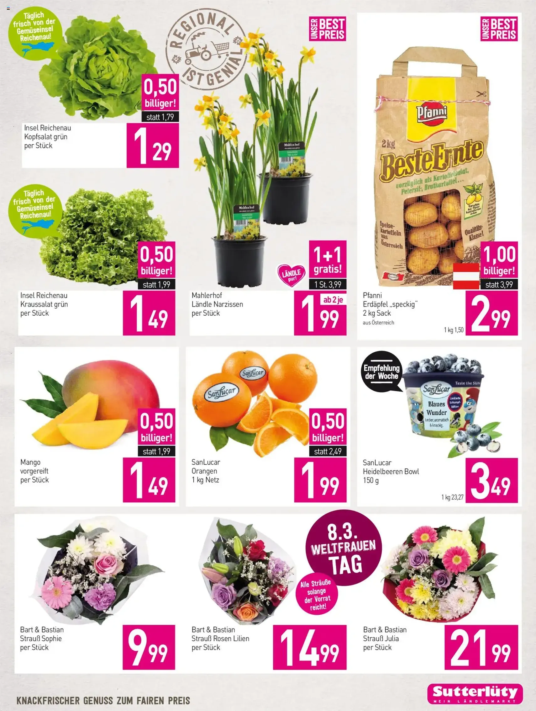 Sutterlüty Flugblatt - Gültiger Prospekt ab 05.03.2026, Seite 3 von insgesamt 24