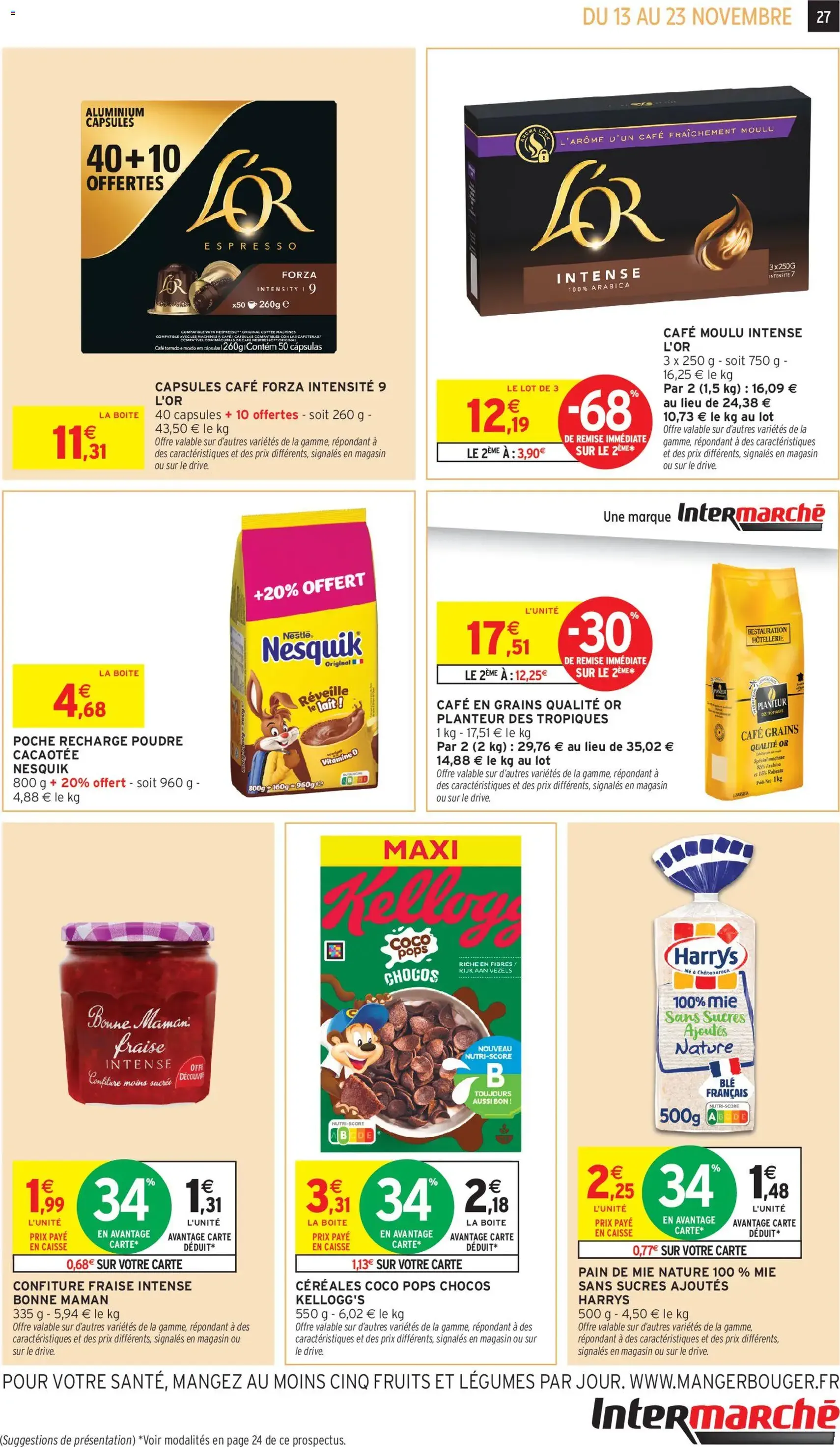 Intermarché catalogue semaine 46 - brochure valable à partir du 13/11/2025, page 27 sur 48