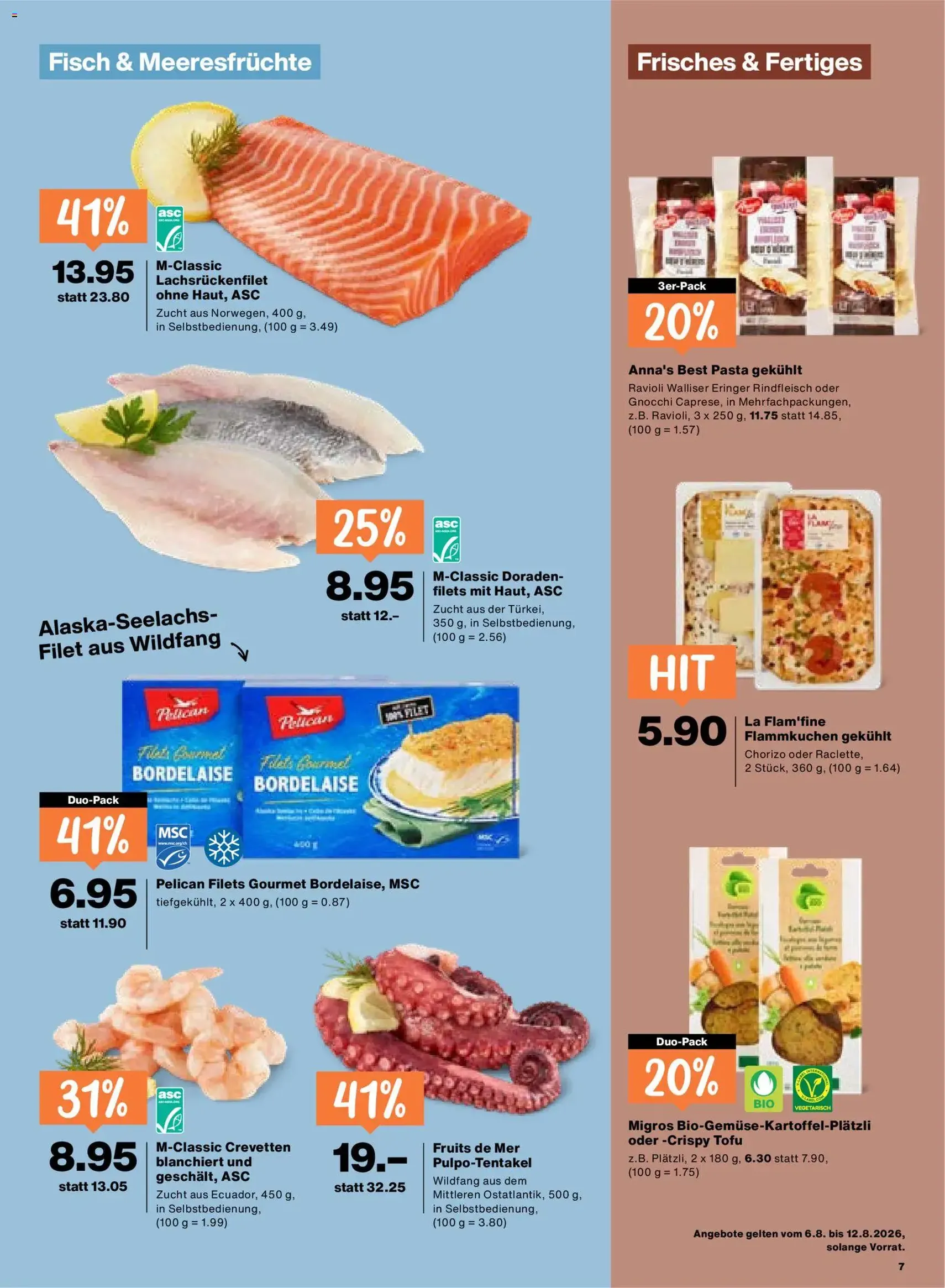 Migros aktionen - Gültiger Prospekt ab 06.08.2026, Seite 7 von insgesamt 24