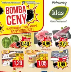 Klas leták - náhľad letáku platný od 28.07.2025