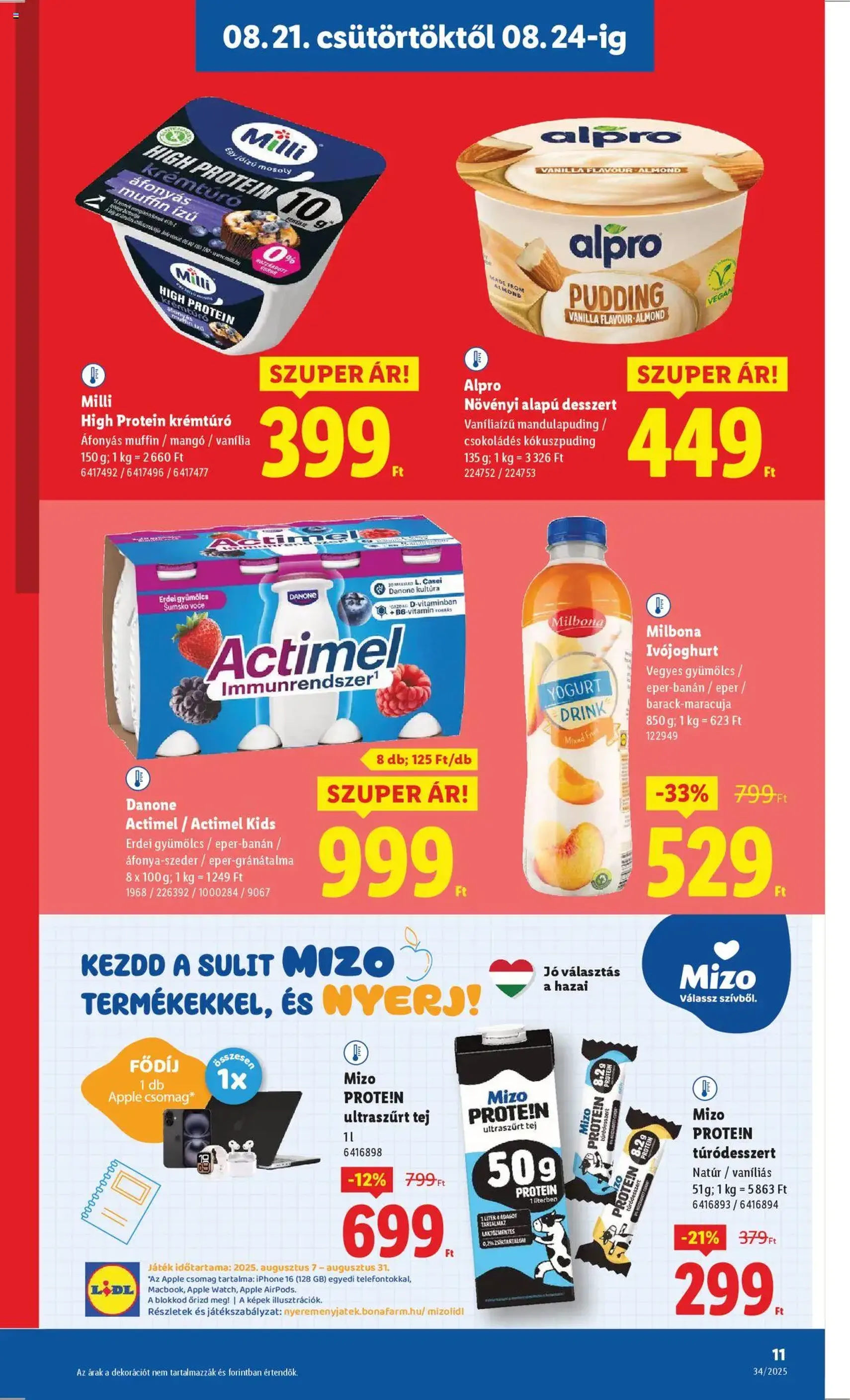 Lidl Akciós újság - 2025.08.21. érvényes szórólap 11 oldal 70 oldalból