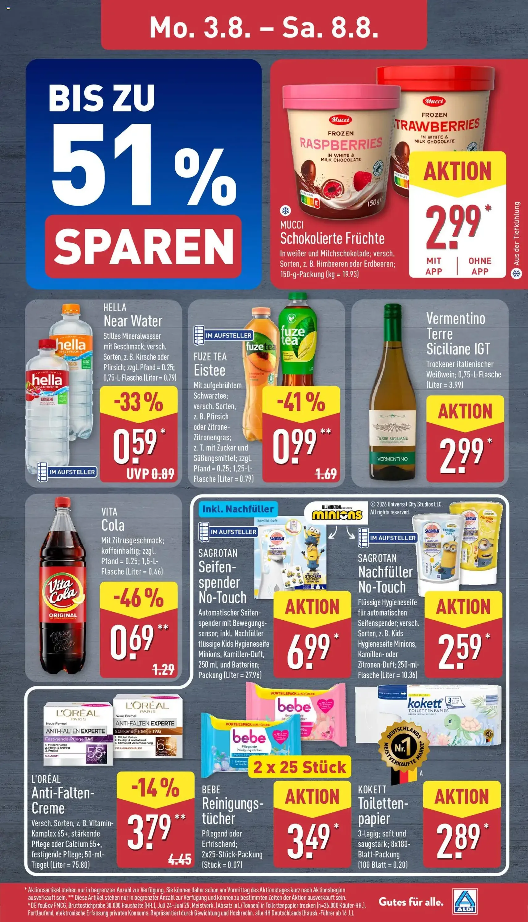 Aldi Prospekt - Gültiger Prospekt ab 03.08.2026, Seite 9 von insgesamt 40