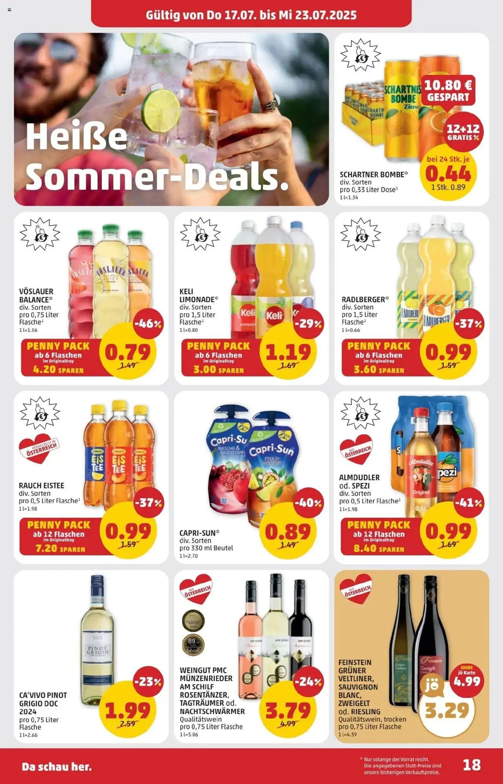 Penny Markt Flugblatt - Gültiger Prospekt ab 17.07.2025, Seite 18 von insgesamt 28 Penny Markt Flugblatt - Gültiger Prospekt ab 17.07.2025, Seite 18 von insgesamt 28
