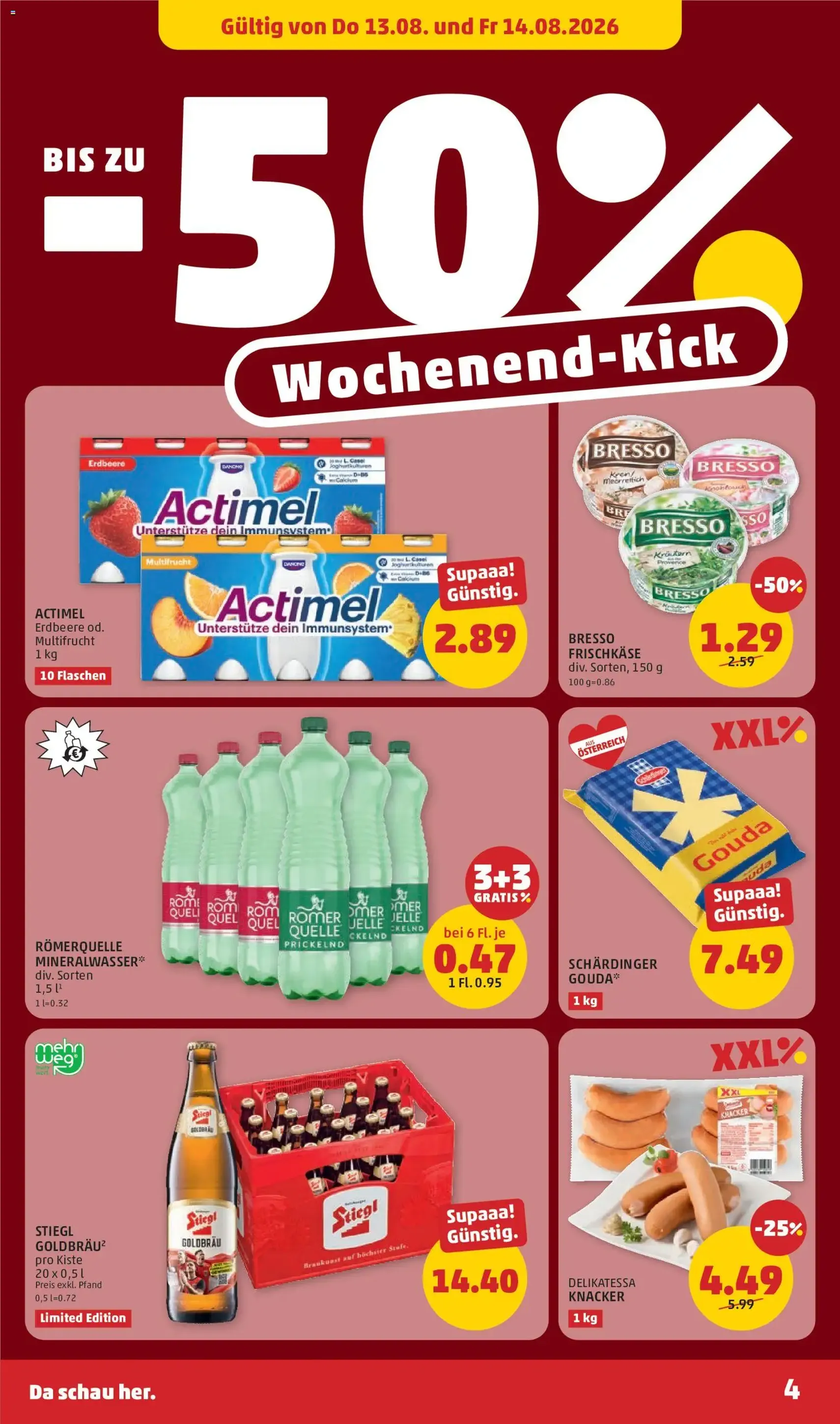 Penny Markt - Flugblatt - Gültiger Prospekt ab 13.08.2026, Seite 4 von insgesamt 32