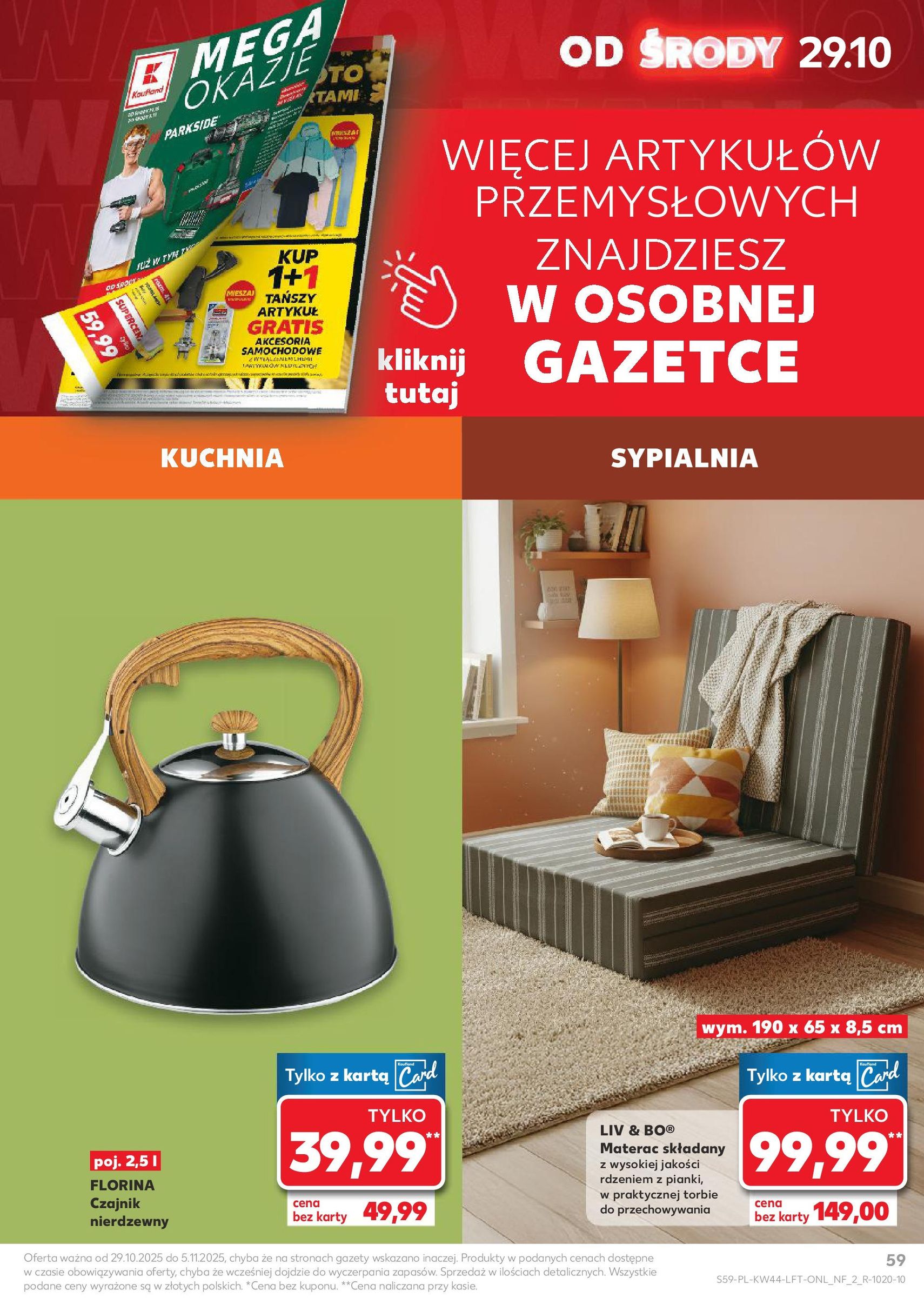 Kaufland gazetka - ważny gazetka od 29.10.2025 strona 59 z 63 Kaufland gazetka - ważny gazetka od 29.10.2025 strona 59 z 63