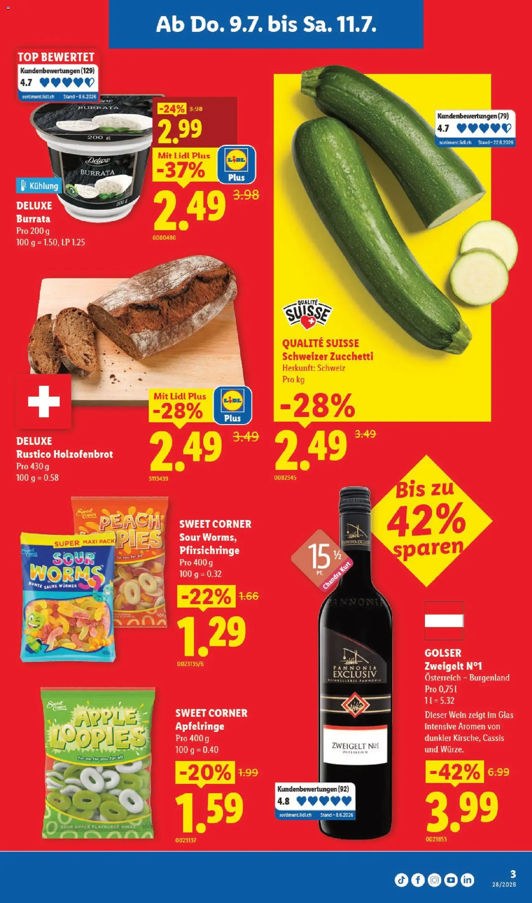 Lidl aktionen - Gültiger Prospekt ab 09.07.2026, Seite 3 von insgesamt 36