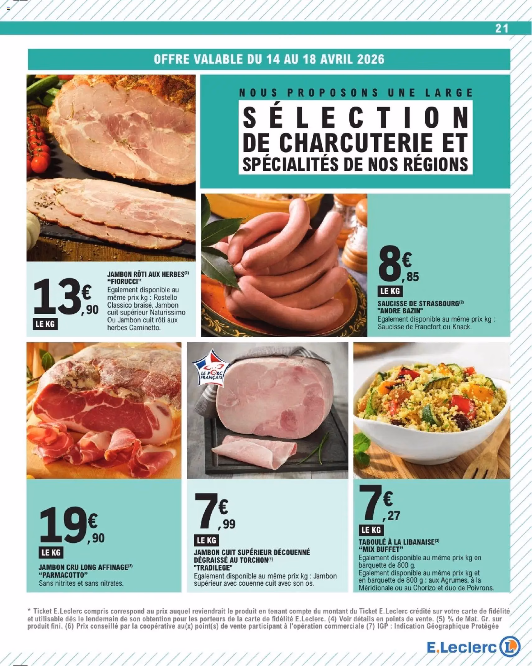 E.Leclerc catalogue de la semaine 16 - brochure valable à partir du 14/04/2026, page 21 sur 56