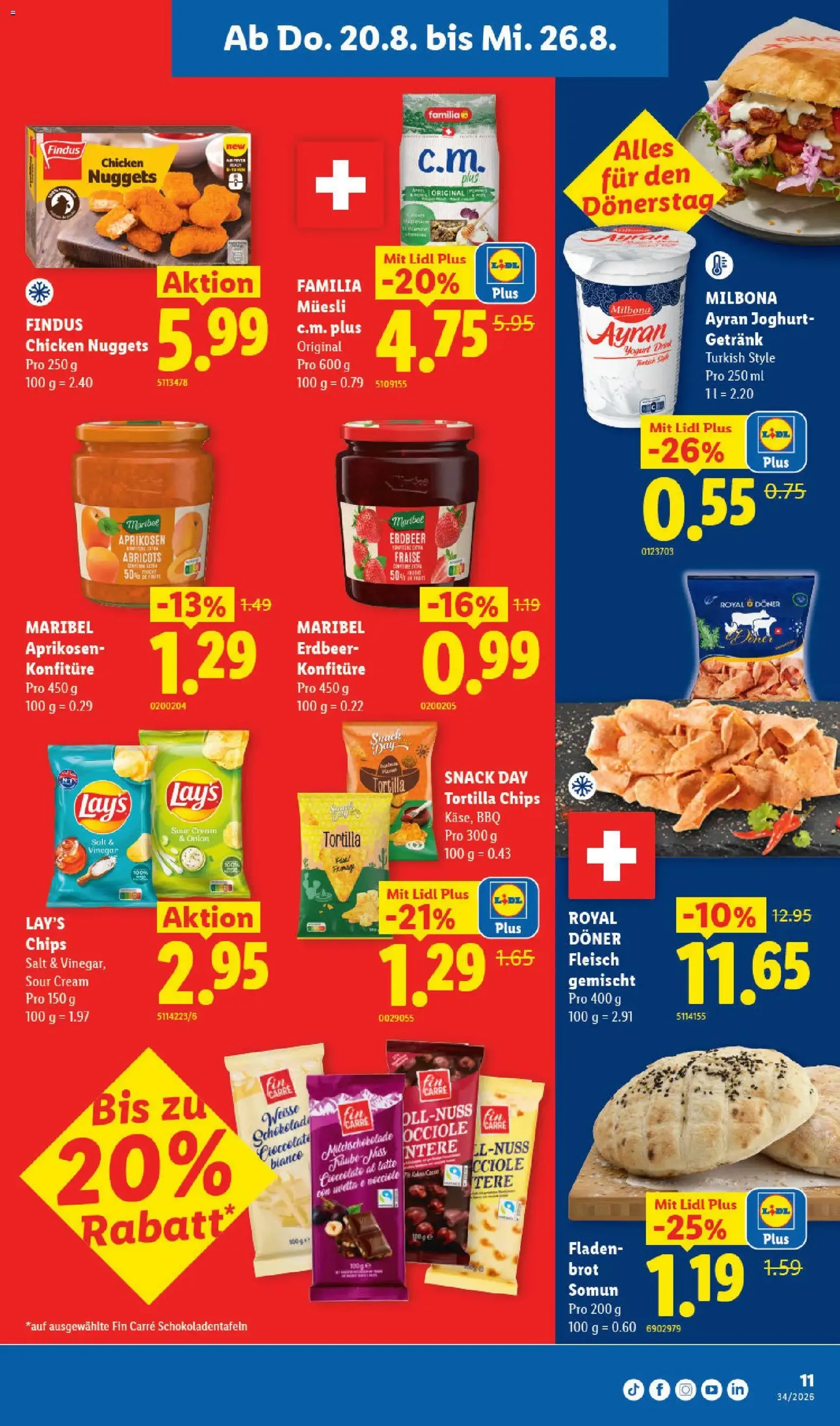 Lidl aktionen - Gültiger Prospekt ab 20.08.2026, Seite 17 von insgesamt 38