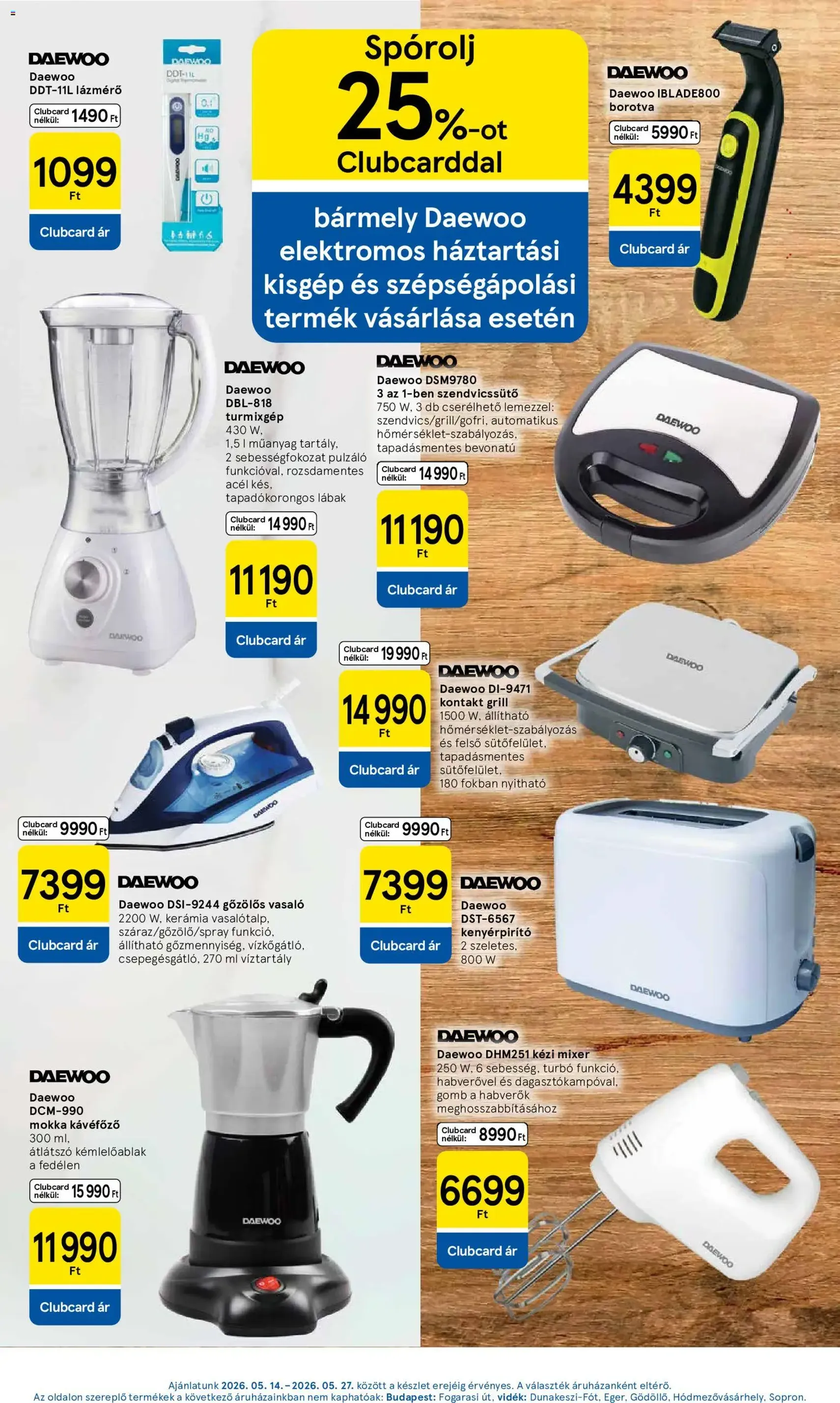 Tesco aktuális akciós újság - 2026.05.14. érvényes szórólap 33 oldal 34 oldalból