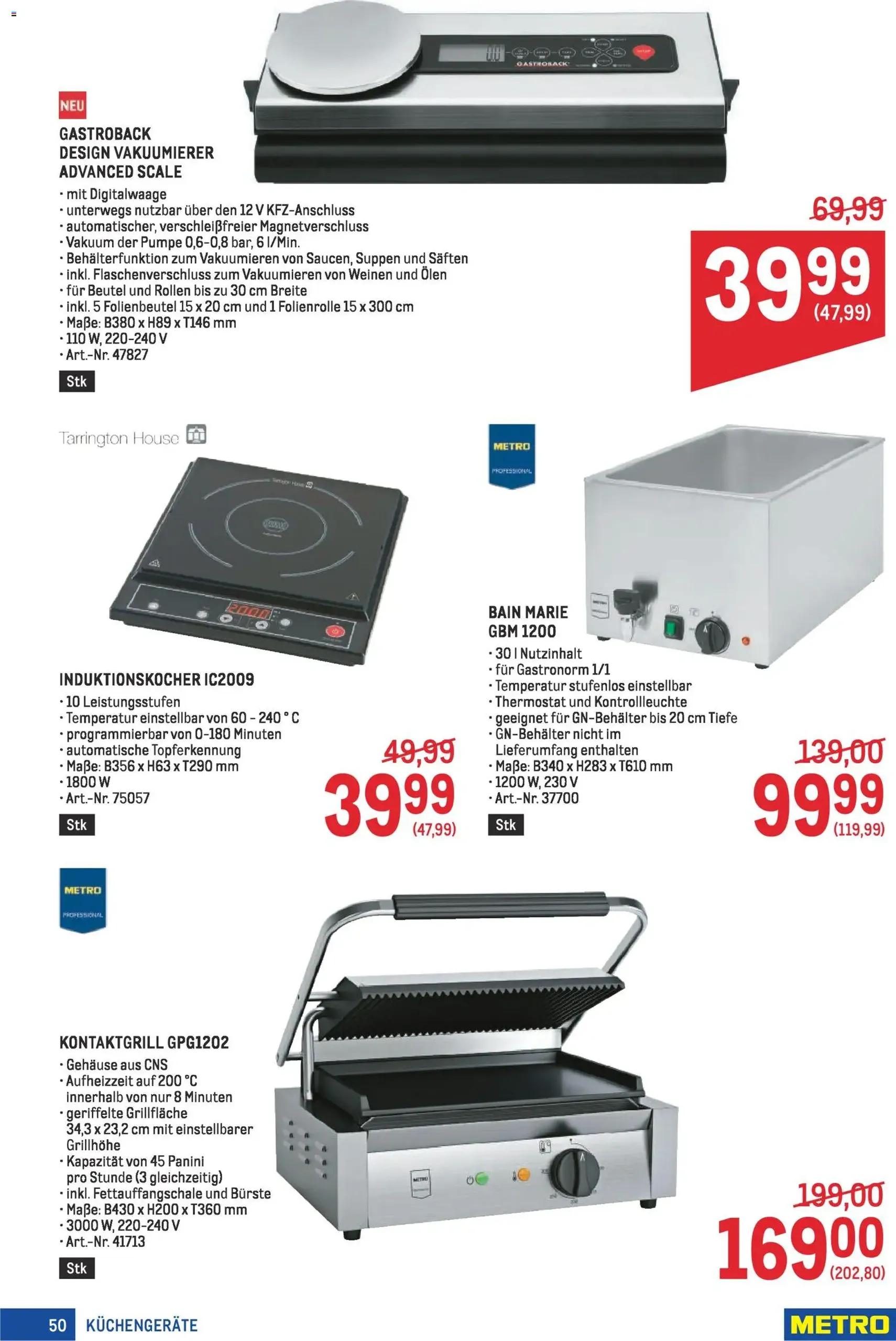 Metro Profi - Gültiger Prospekt ab 08.01.2026, Seite 50 von insgesamt 64