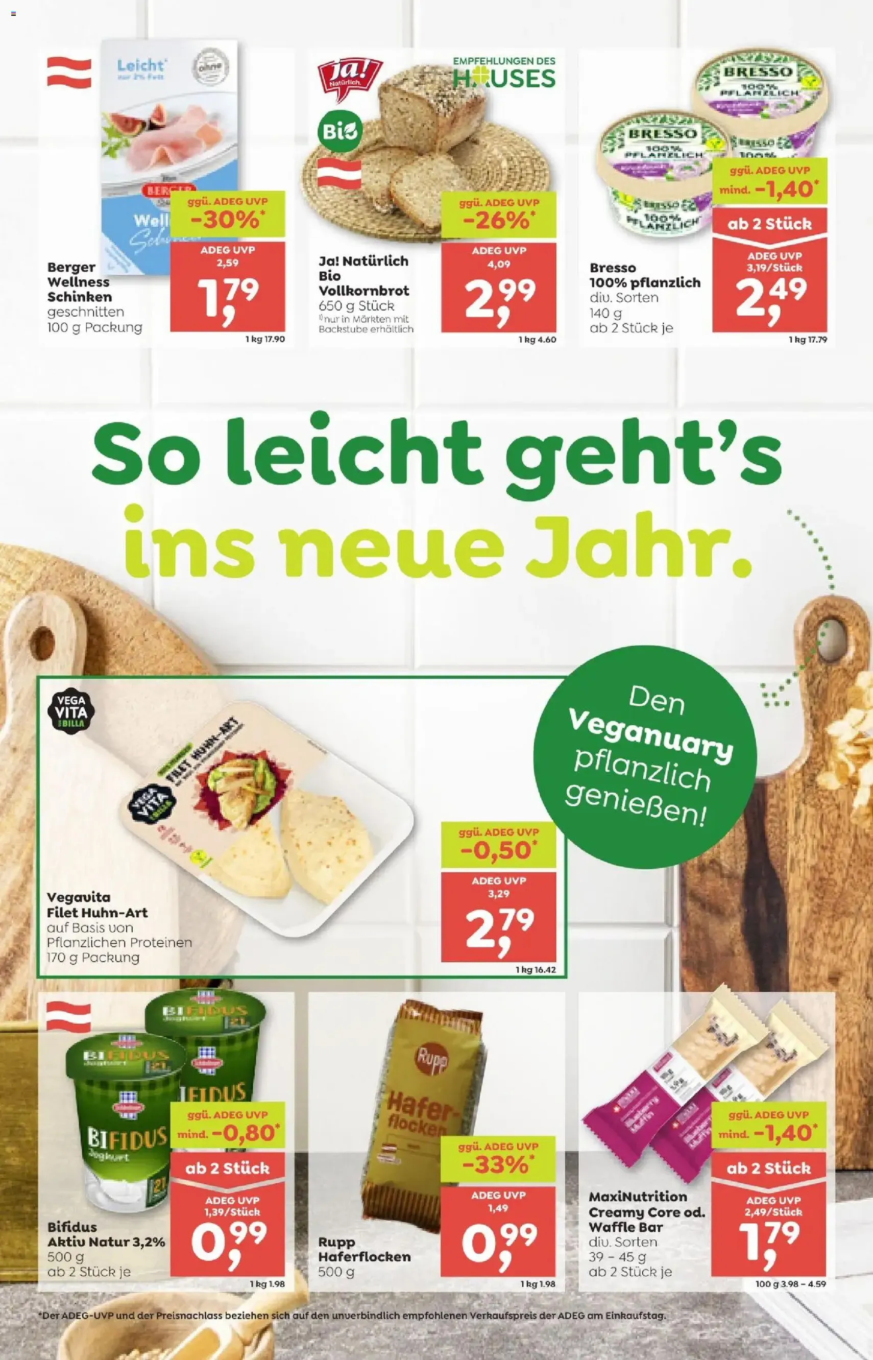 ADEG Flugblatt - Gültiger Prospekt ab 02.01.2025, Seite 14 von insgesamt 16