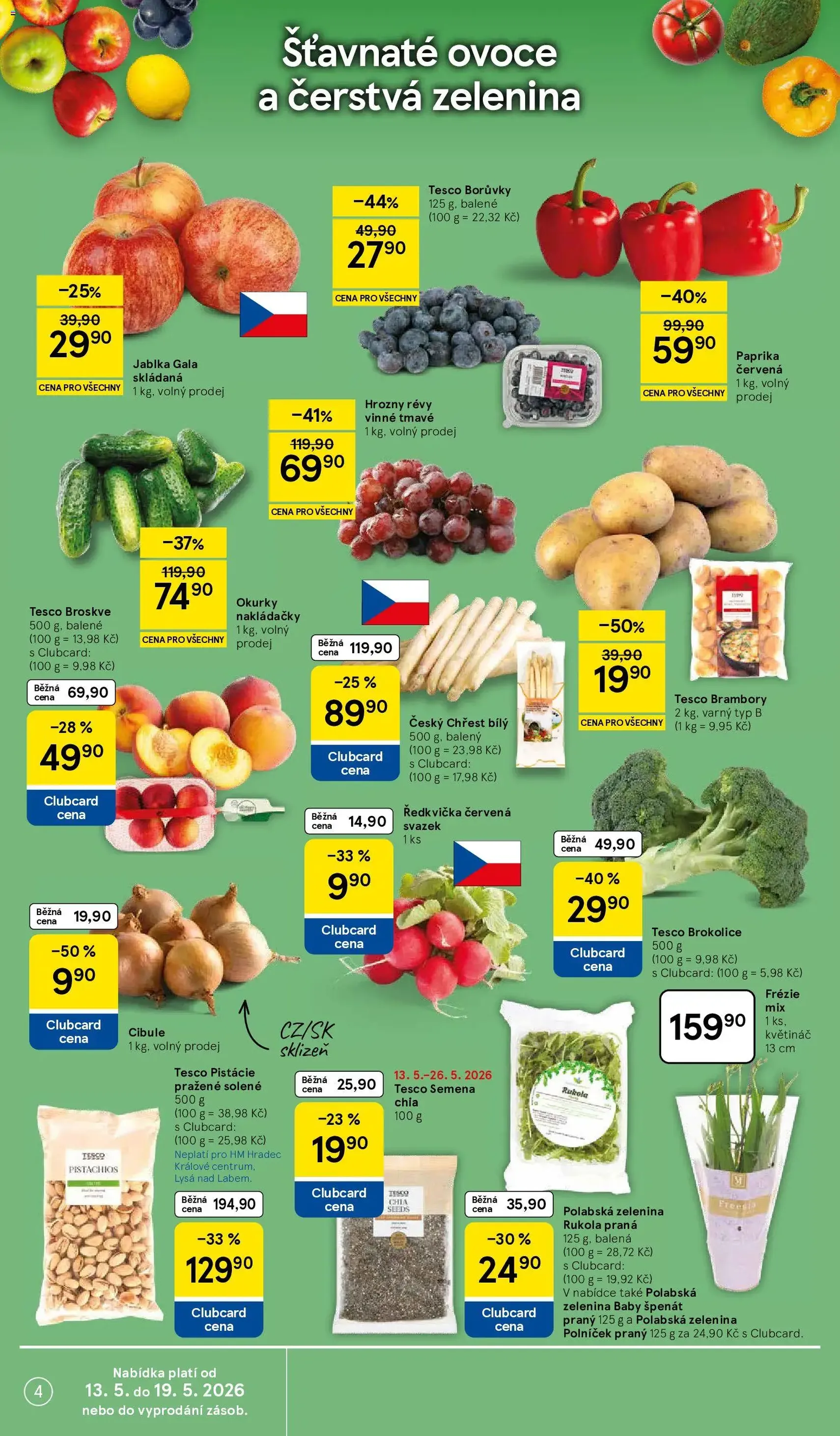Tesco leták - Hypermarket - platný leták od 13.05.2026 strana 4 z 34