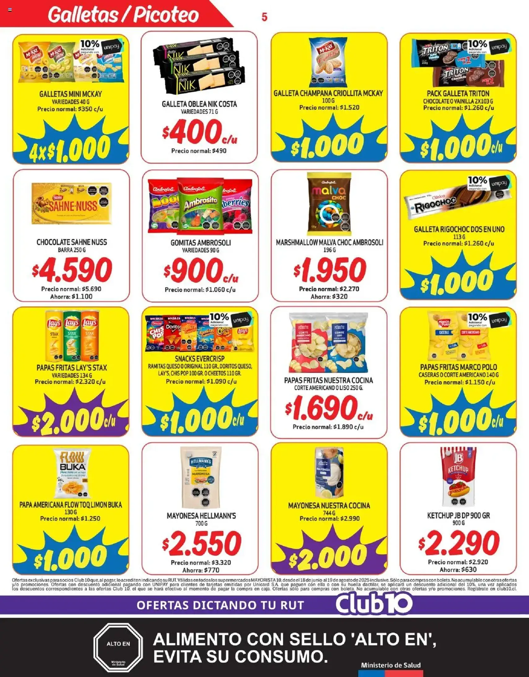 Mayorista 10 Ofertas - folleto válido desde 16.08.2025 página 5 de 21 Mayorista 10 Ofertas - folleto válido desde 16.08.2025 página 5 de 21