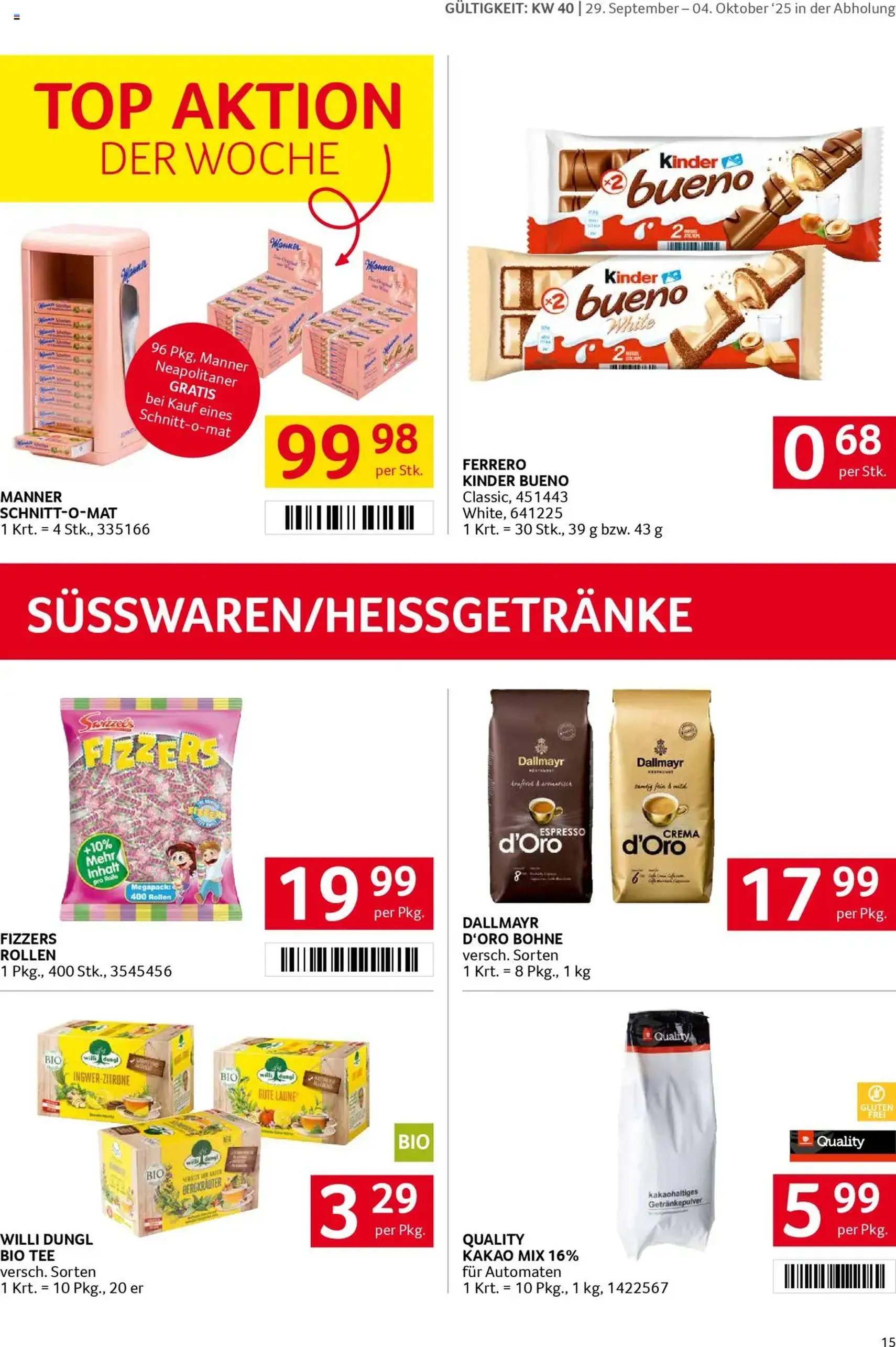 Transgourmet Flugblatt - Gültiger Prospekt ab 28.09.2025, Seite 14 von insgesamt 27