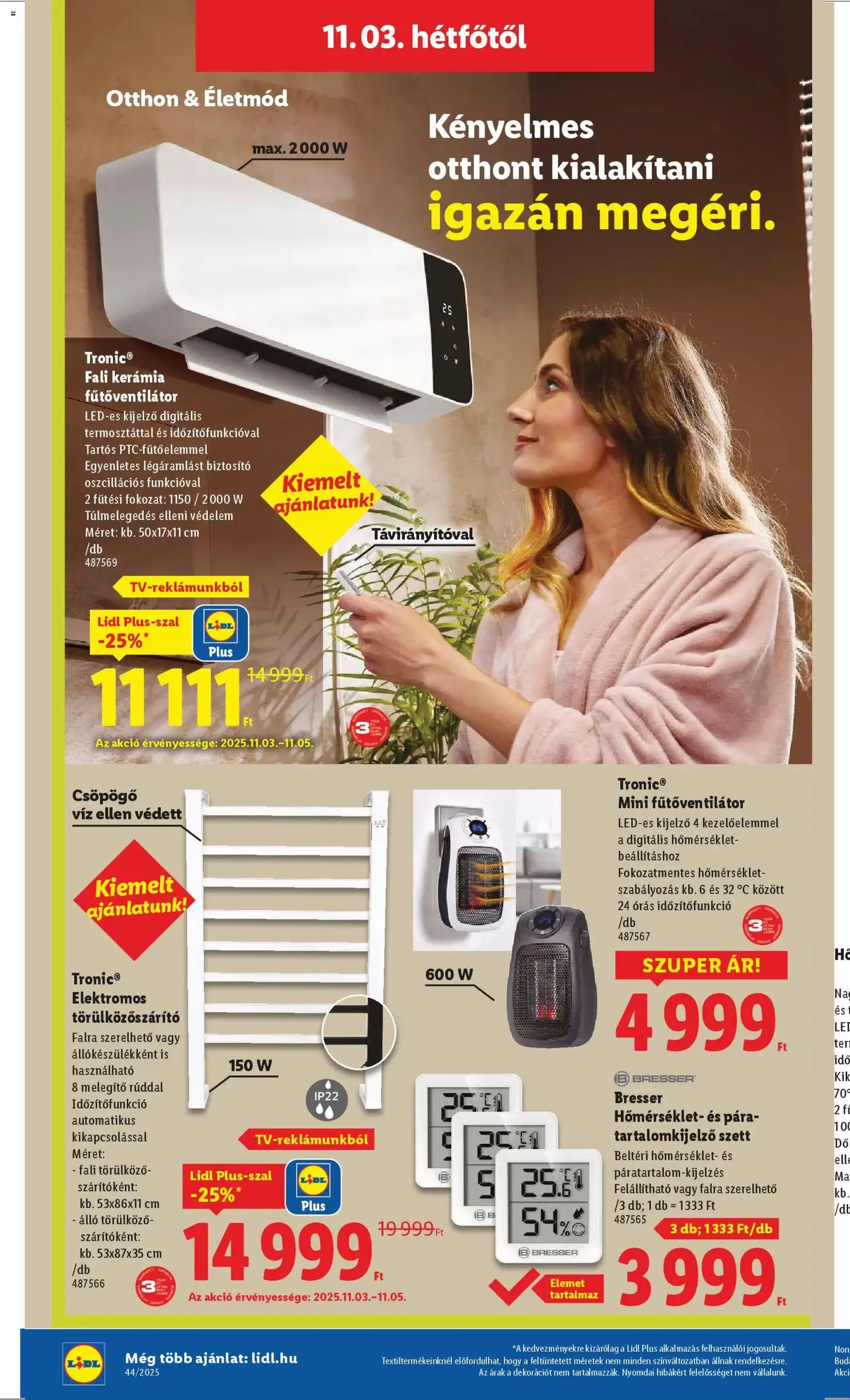 Lidl Akciós újság - 2025.10.30. érvényes szórólap 34 oldal 66 oldalból Lidl Akciós újság - 2025.10.30. érvényes szórólap 34 oldal 66 oldalból