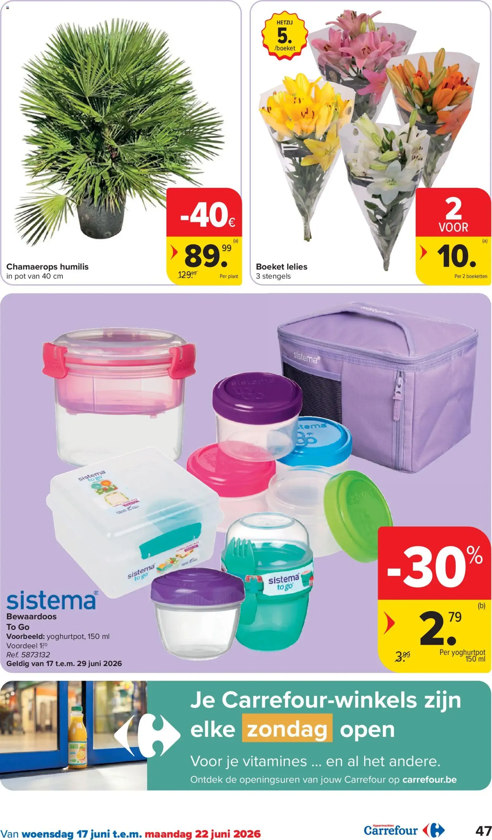 Carrefour Folder week 25 - geldige folder vanaf 17/06/2026 pagina 47 van 57