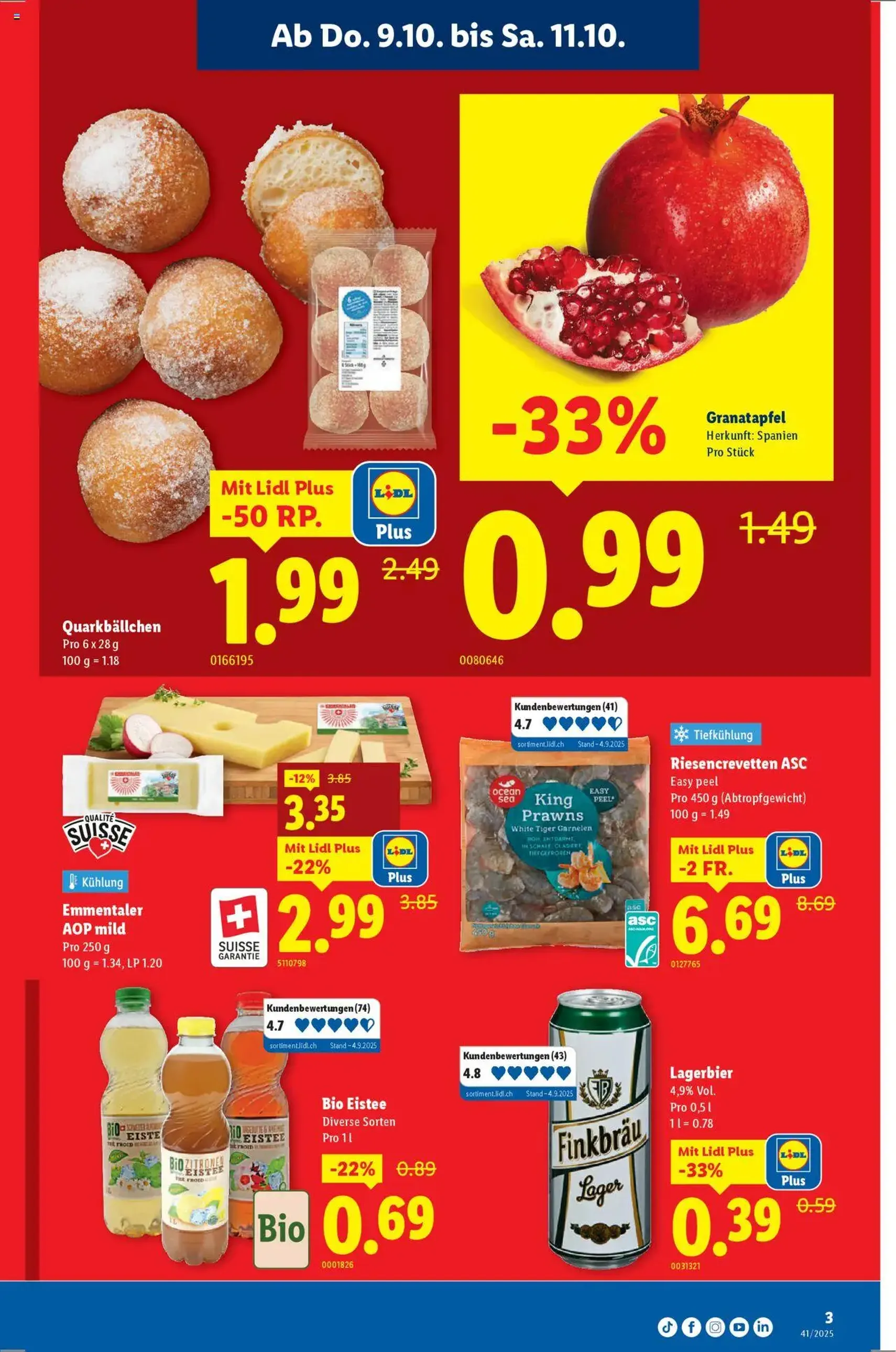 Lidl Aktionen - Gültiger Prospekt ab 09.10.2025, Seite 3 von insgesamt 32