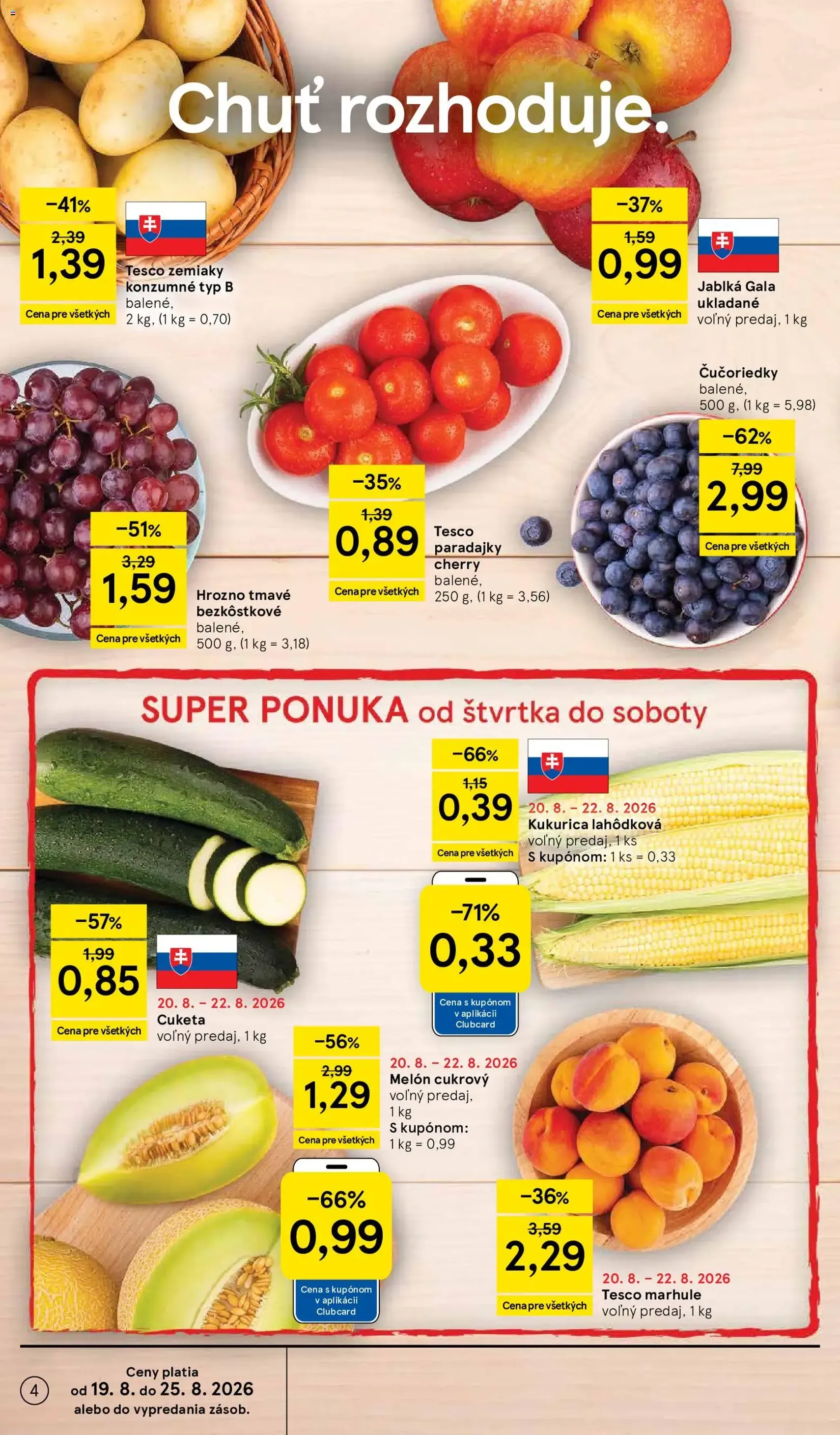 Tesco Hypermarket - leták - platný leták od 19.08.2026 strana 4 z 50