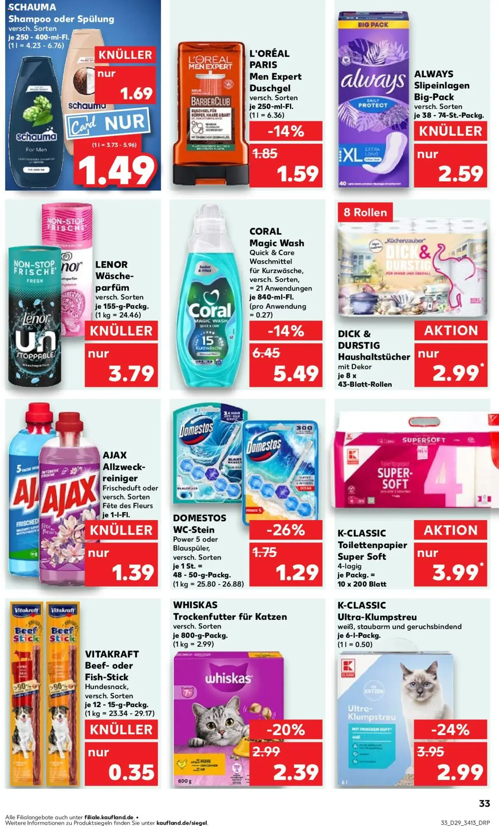 Kaufland Prospekt - Gültiger Prospekt ab 17.07.2025, Seite 33 von insgesamt 54 Kaufland Prospekt - Gültiger Prospekt ab 17.07.2025, Seite 33 von insgesamt 54