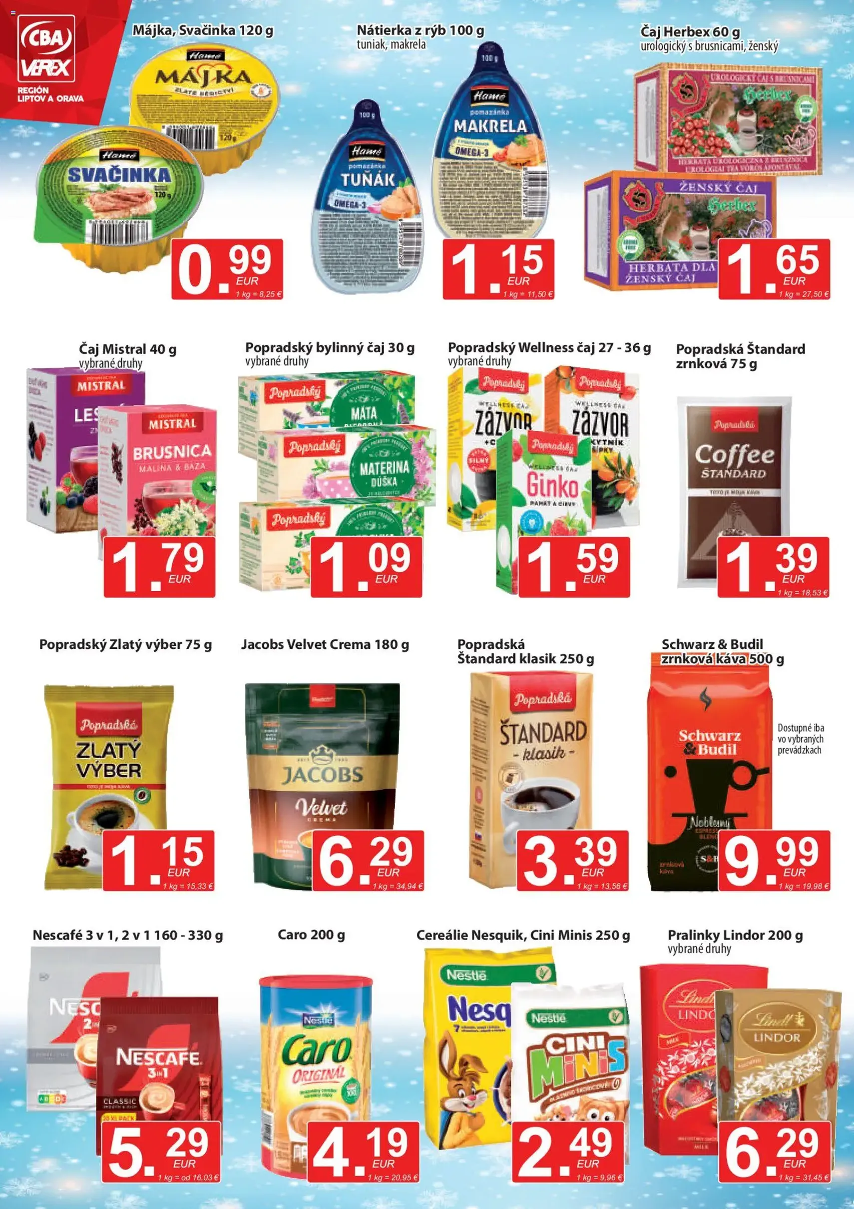 CBA Verex leták - platný leták od 20.11.2025 strana 8 z 12