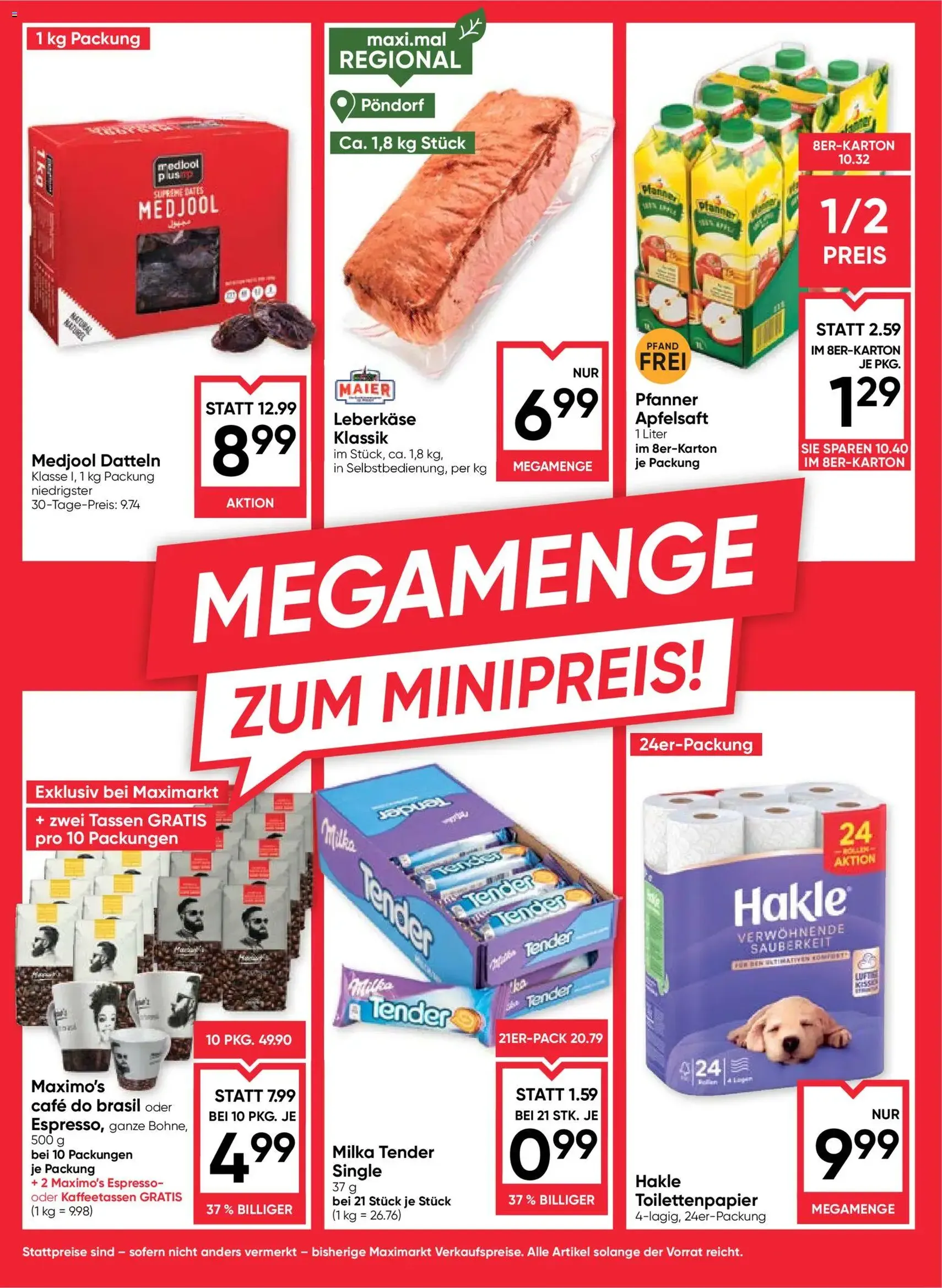 Maximarkt Flugblatt - Gültiger Prospekt ab 03.09.2026, Seite 14 von insgesamt 24