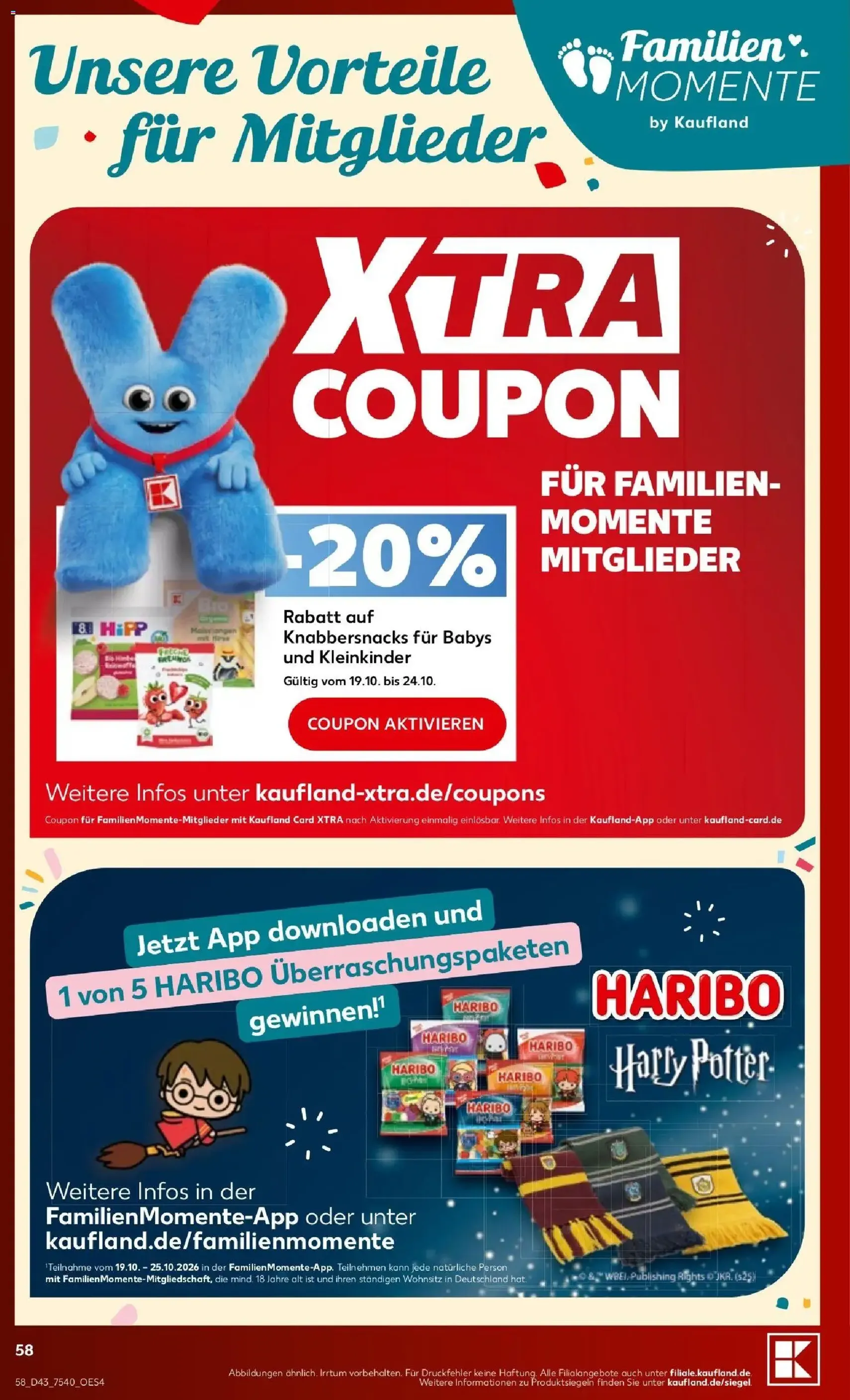 Kaufland Prospekt - Gültiger Prospekt ab 19.10.2026, Seite 58 von insgesamt 68