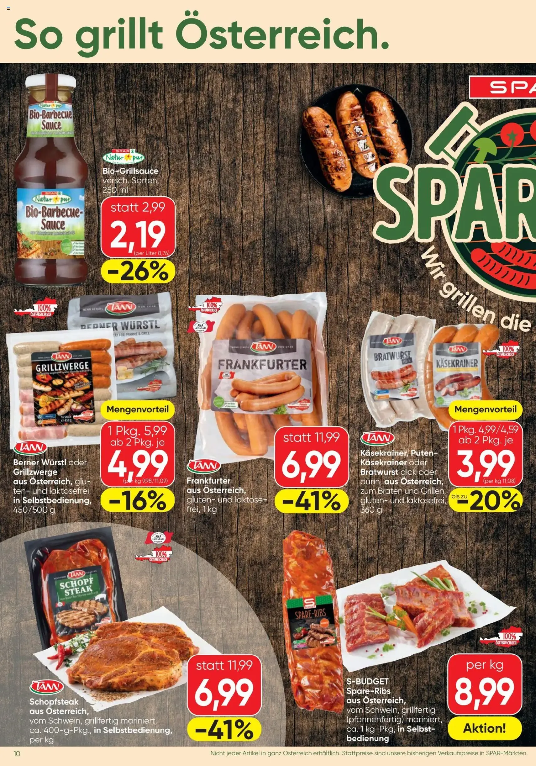 Spar - Flugblatt - Gültiger Prospekt ab 13.08.2026, Seite 10 von insgesamt 20