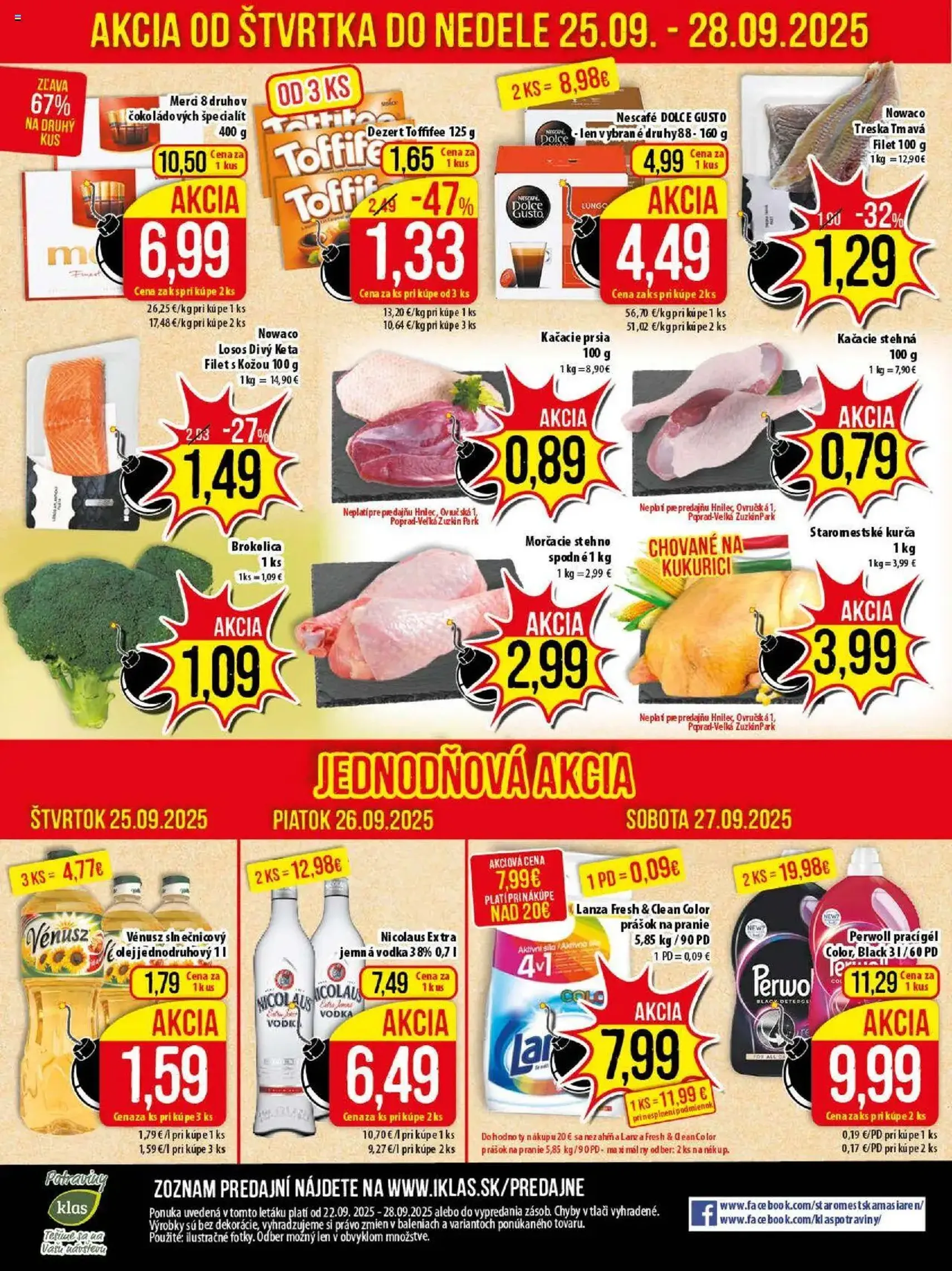 Klas leták - platný leták od 22.09.2025 strana 25 z 25 Klas leták - platný leták od 22.09.2025 strana 25 z 25