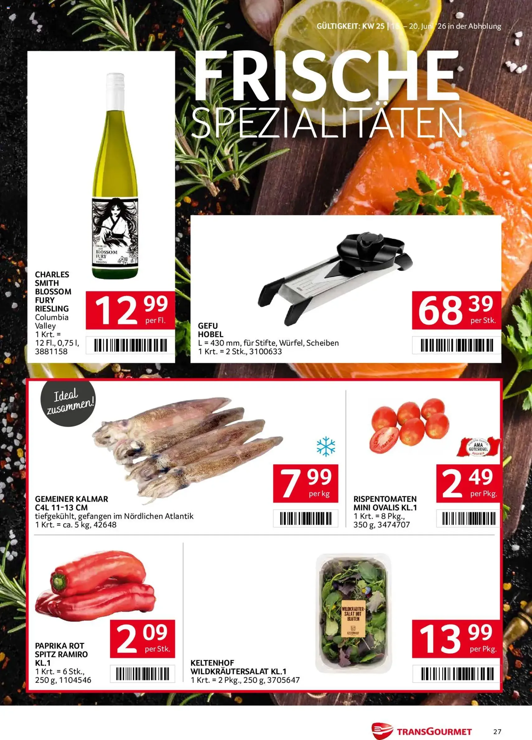 Transgourmet Flugblatt - Gültiger Prospekt ab 15.06.2026, Seite 27 von insgesamt 32