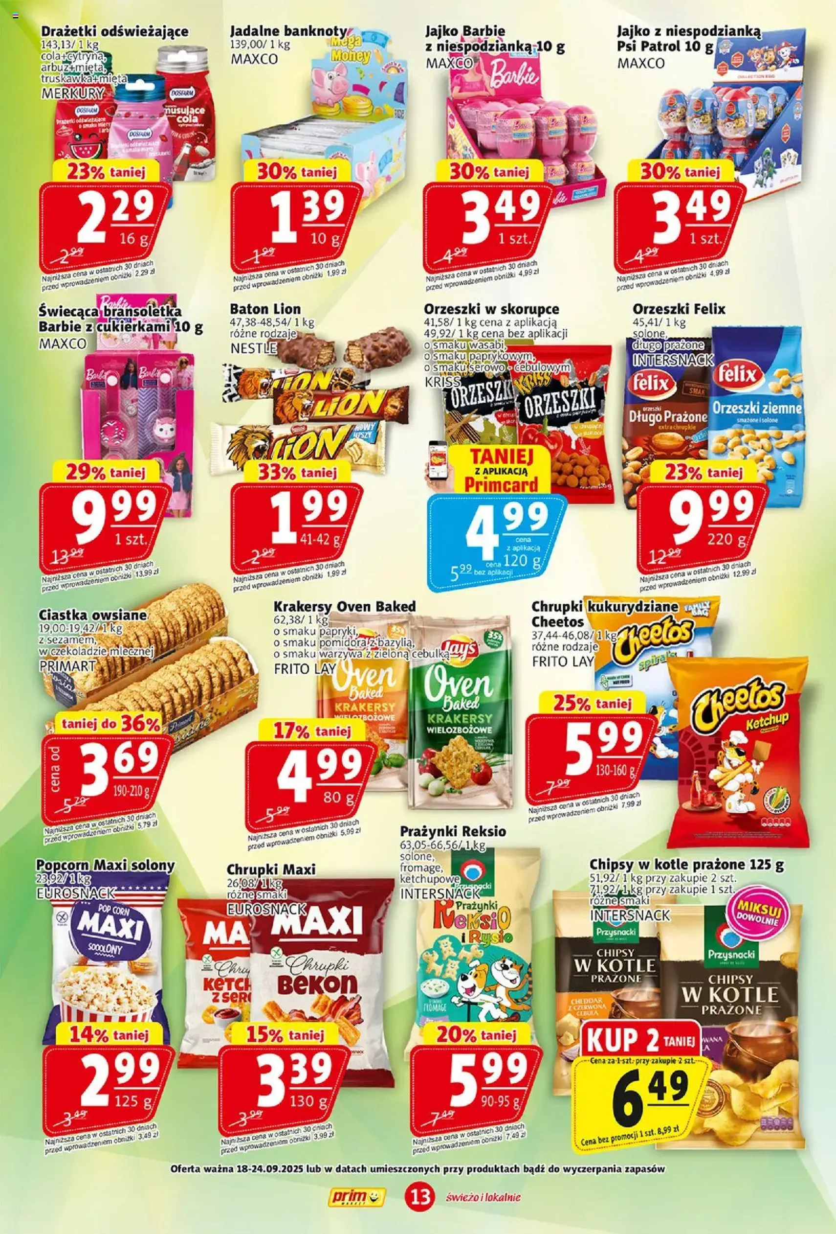 Prim Market Gazetka - ważny gazetka od 18.09.2025 strona 13 z 16