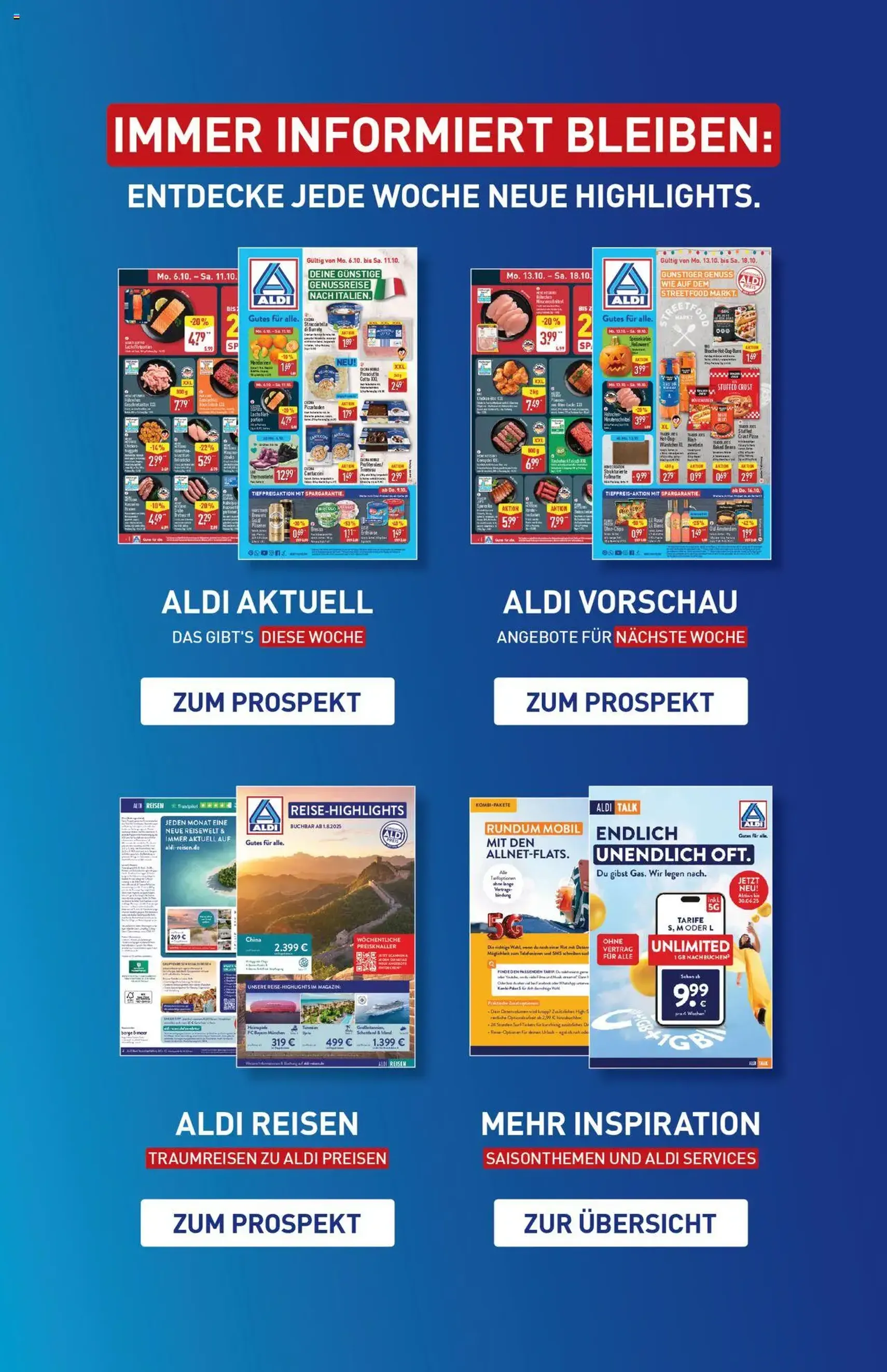Aldi Prospekt - Gültiger Prospekt ab 20.10.2025, Seite 43 von insgesamt 43 Aldi Prospekt - Gültiger Prospekt ab 20.10.2025, Seite 43 von insgesamt 43