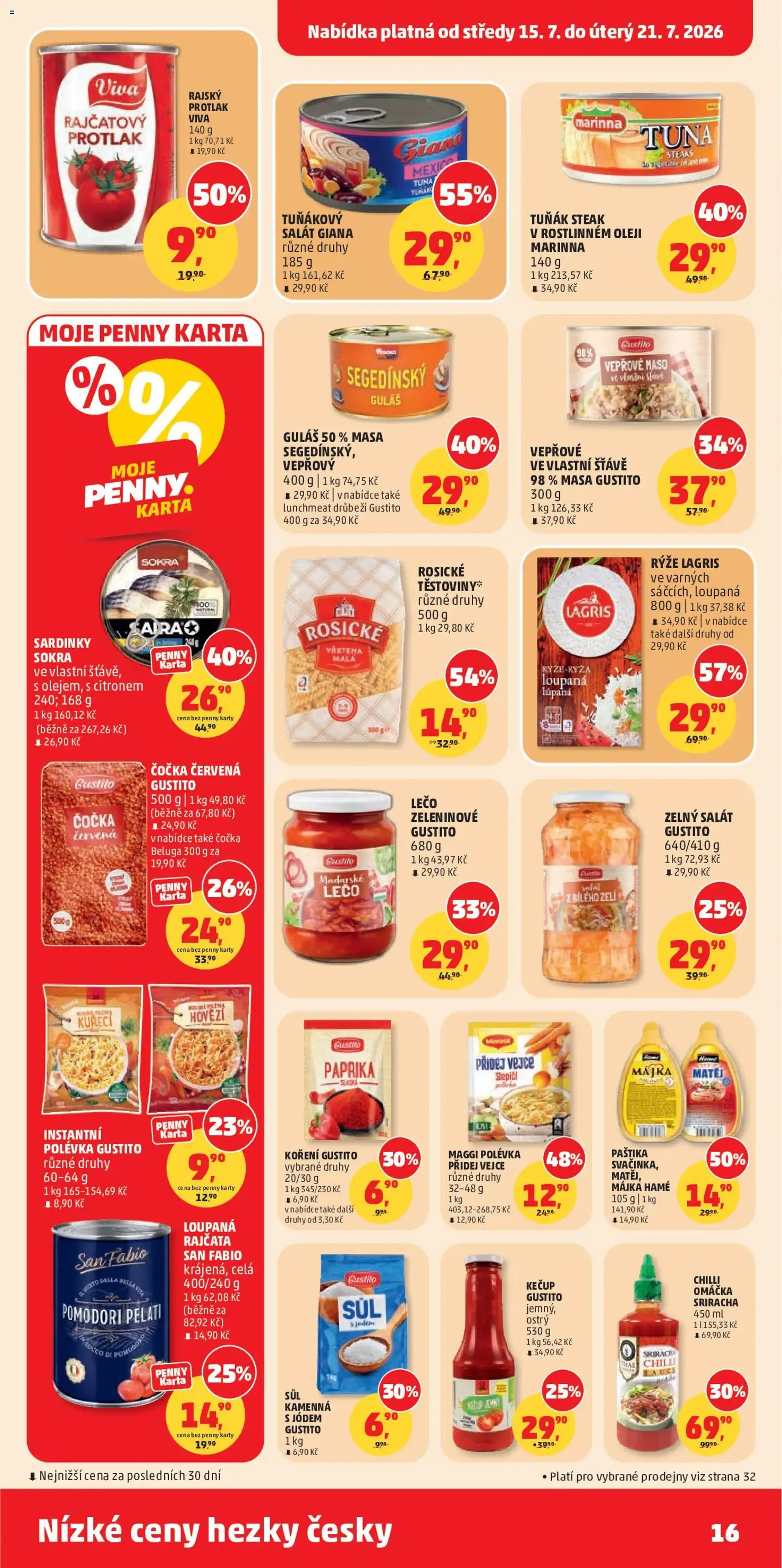 Penny Market leták - platný leták od 15.07.2026 strana 16 z 35