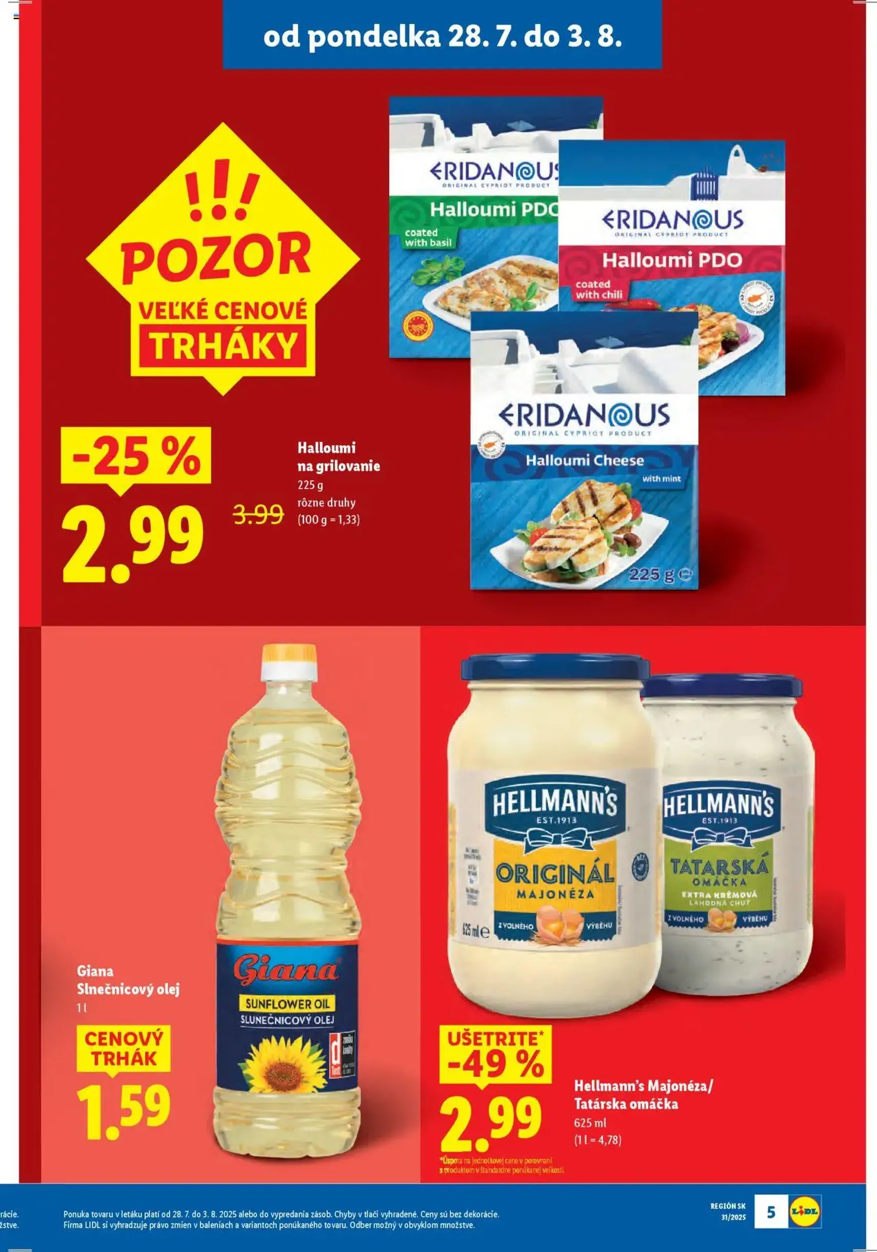 Lidl leták - platný leták od 28.07.2025 strana 5 z 87 Lidl leták - platný leták od 28.07.2025 strana 5 z 87