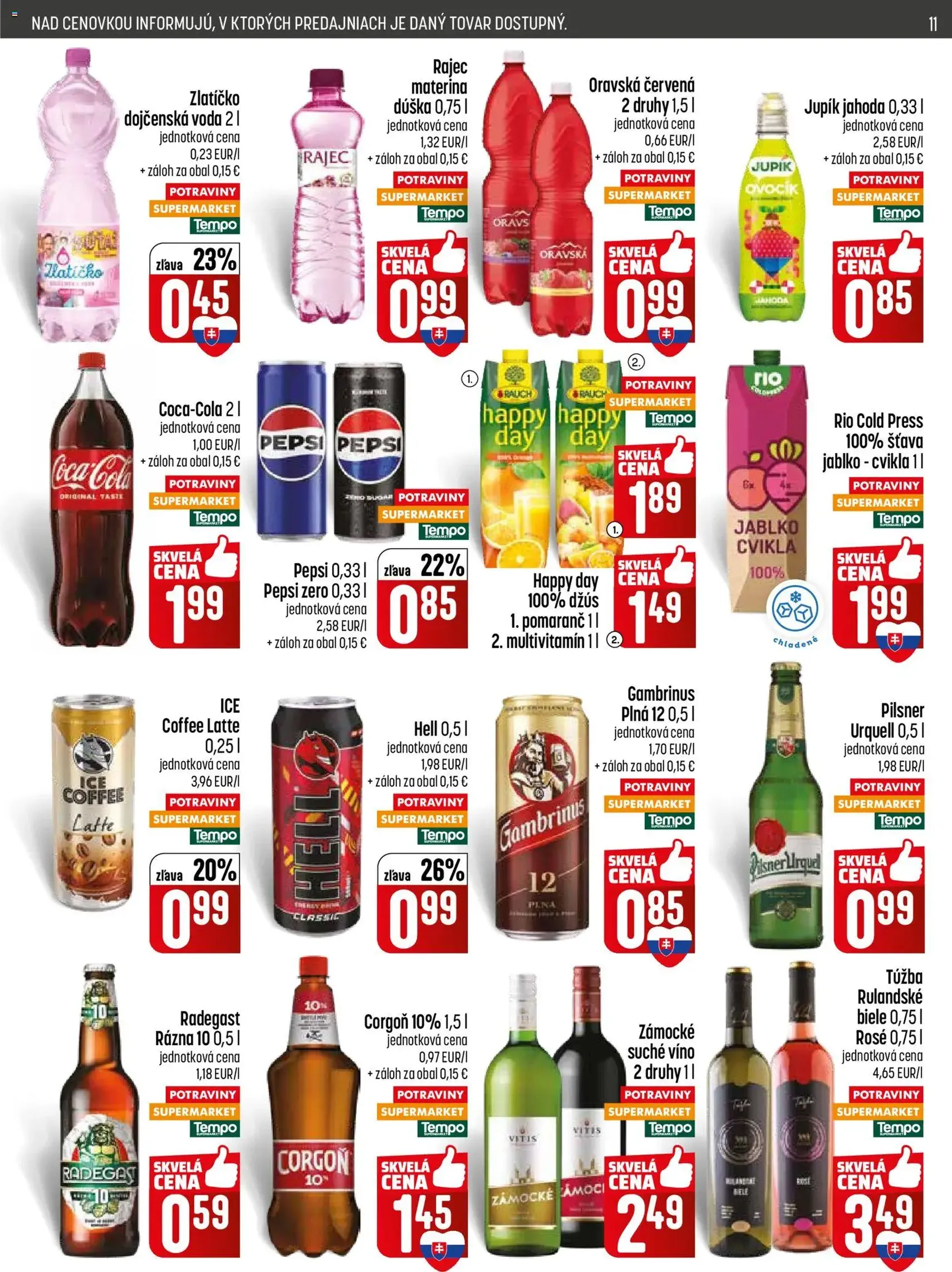 COOP Jednota leták - platný leták od 14.05.2026 strana 11 z 28