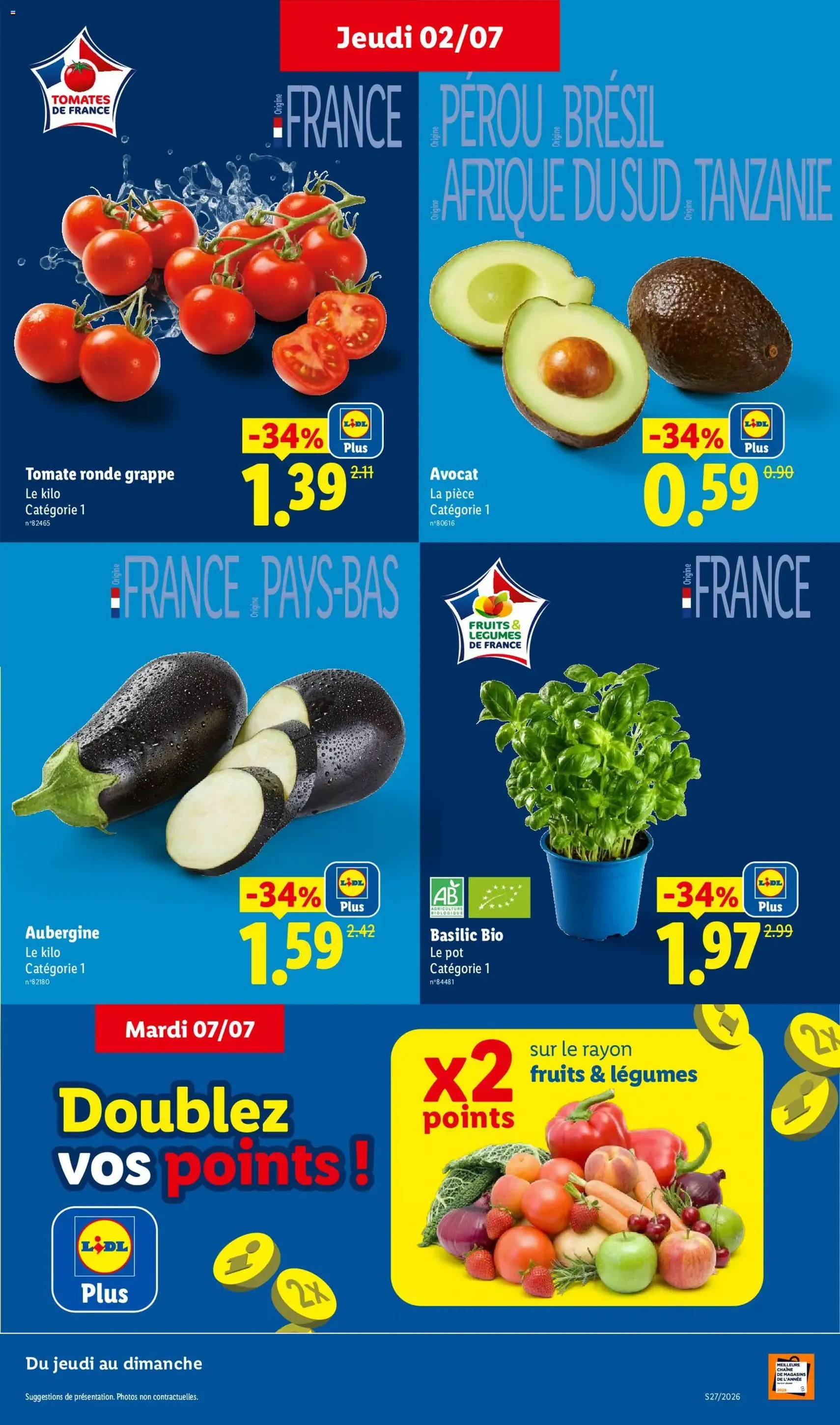 LIDL catalogue - brochure valable à partir du 02/07/2026, page 3 sur 62