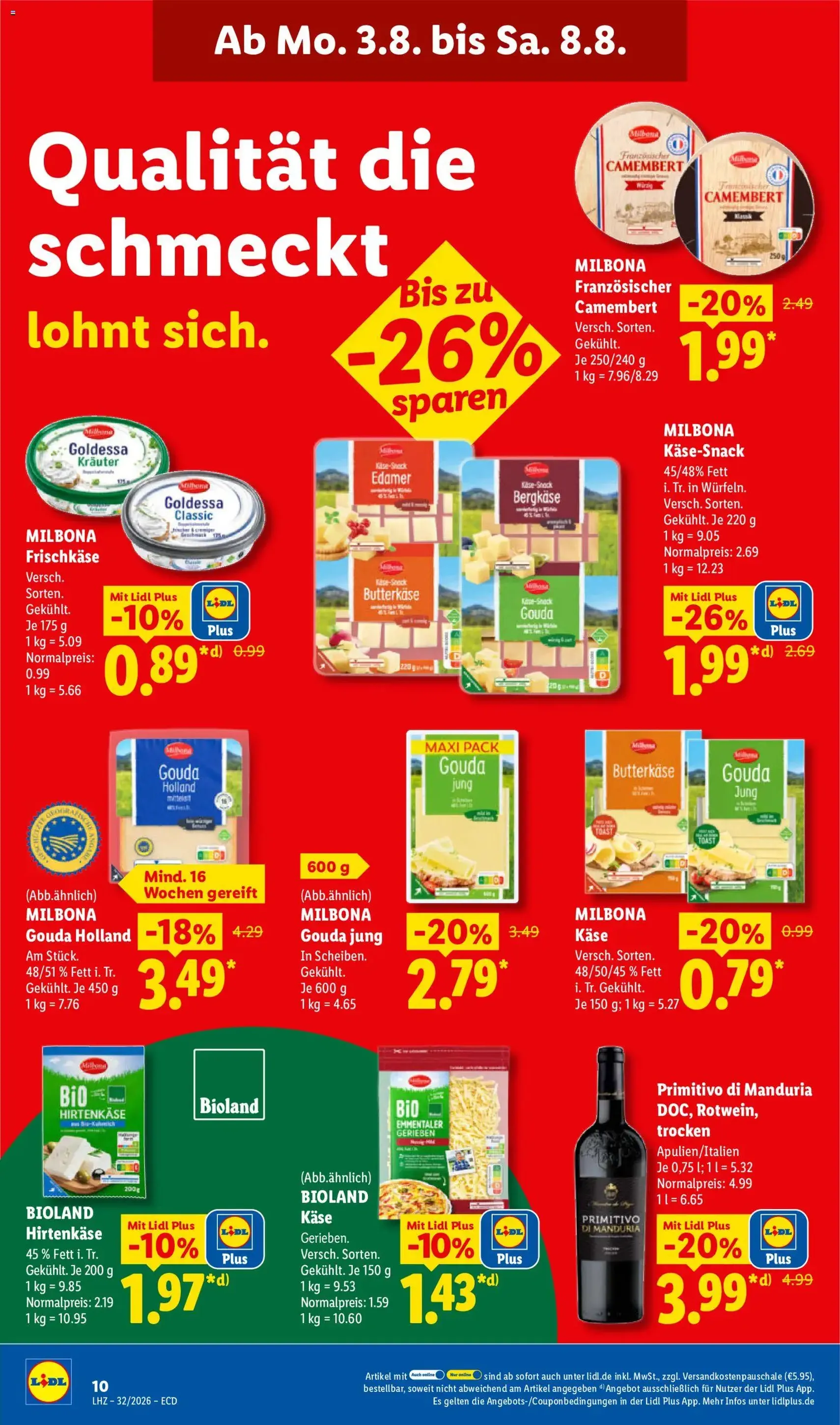 Lidl Prospekt - Gültiger Prospekt ab 03.08.2026, Seite 26 von insgesamt 69