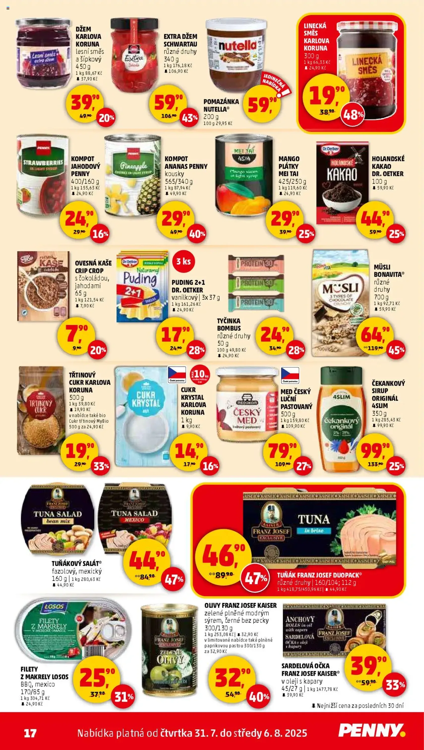 Penny Market leták - Čtvrtečník - platný leták od 31.07.2025 strana 17 z 33 Penny Market leták - Čtvrtečník - platný leták od 31.07.2025 strana 17 z 33