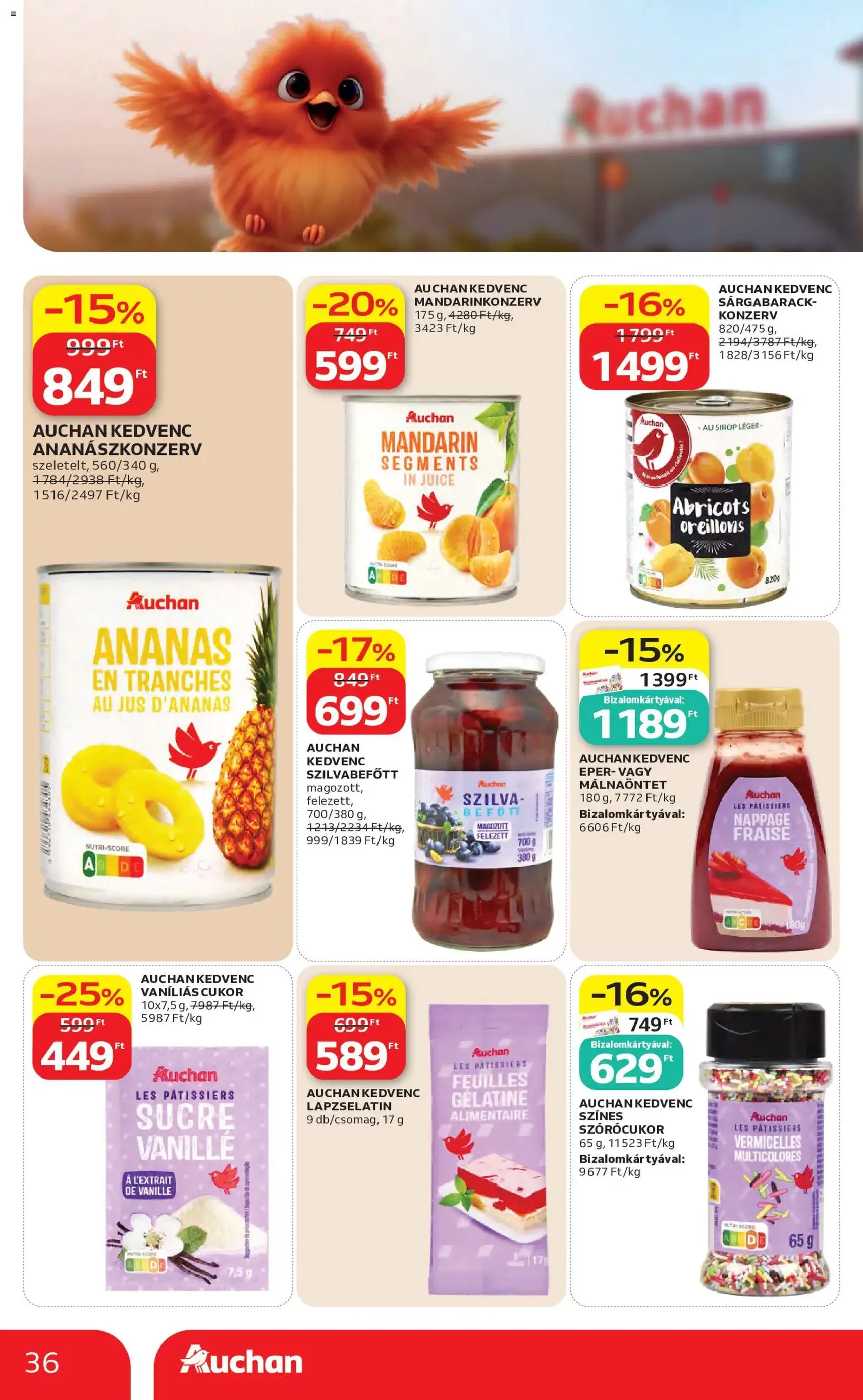 Auchan akciós újság - 2026.05.07. érvényes szórólap 36 oldal 60 oldalból