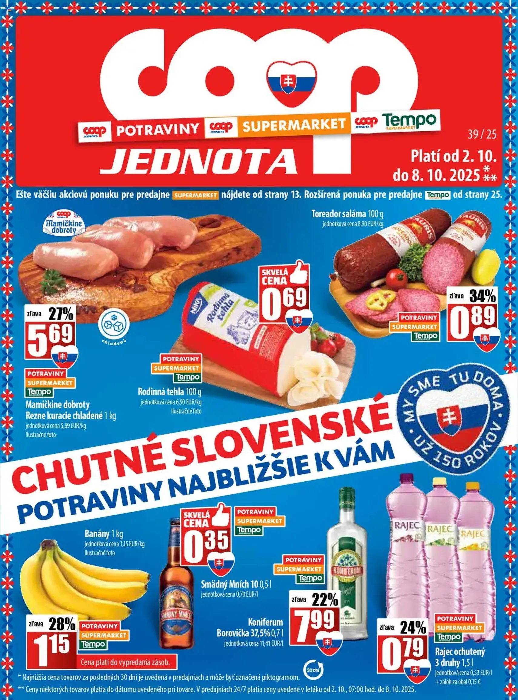 COOP Jednota leták - platný leták od 02.10.2025 strana 1 z 28 COOP Jednota leták - platný leták od 02.10.2025 strana 1 z 28