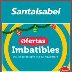 Vista previa del folleto Santa Isabel ofertas válido desde 28.10.2025 Vista previa del folleto Santa Isabel ofertas válido desde 28.10.2025