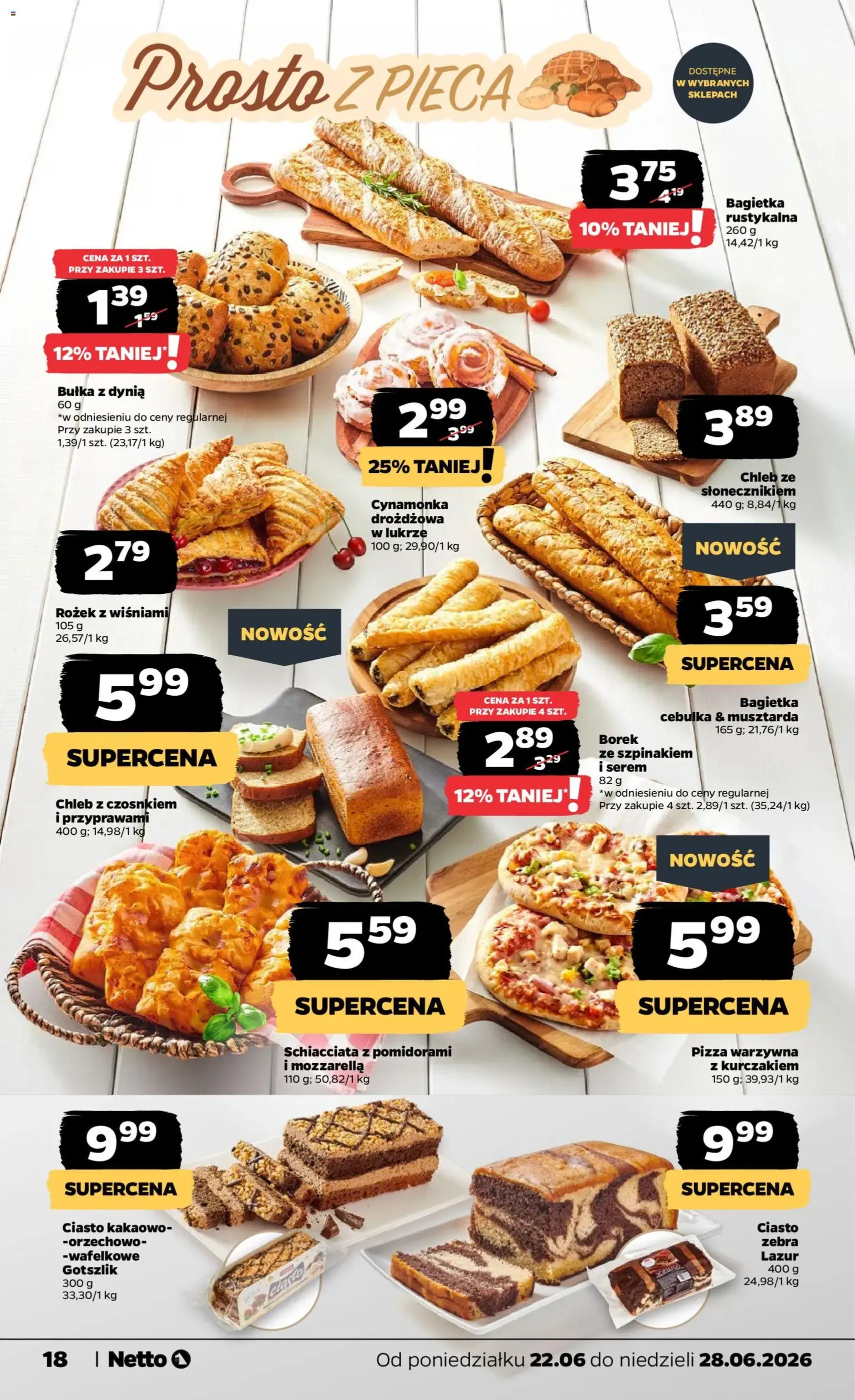 Netto gazetka od poniedziałku spożywcza - ważny gazetka od 22.06.2026 strona 18 z 35